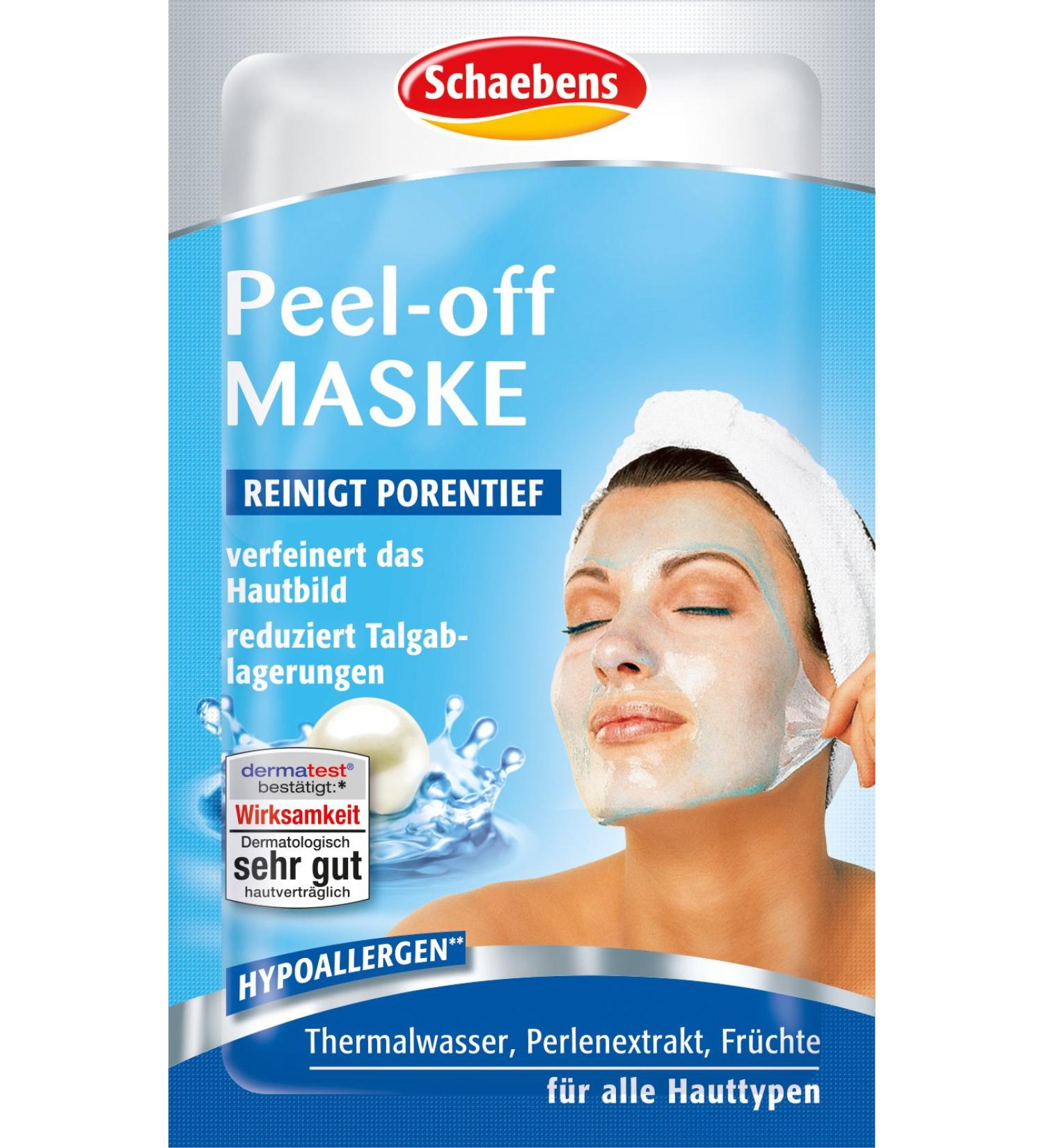 Schaebens Peel-Off Mask Pack of 15 (15 x 15 ml) | Best International Shipping - Refresh Your Skin Today! - Buy Online on GoSupps.com