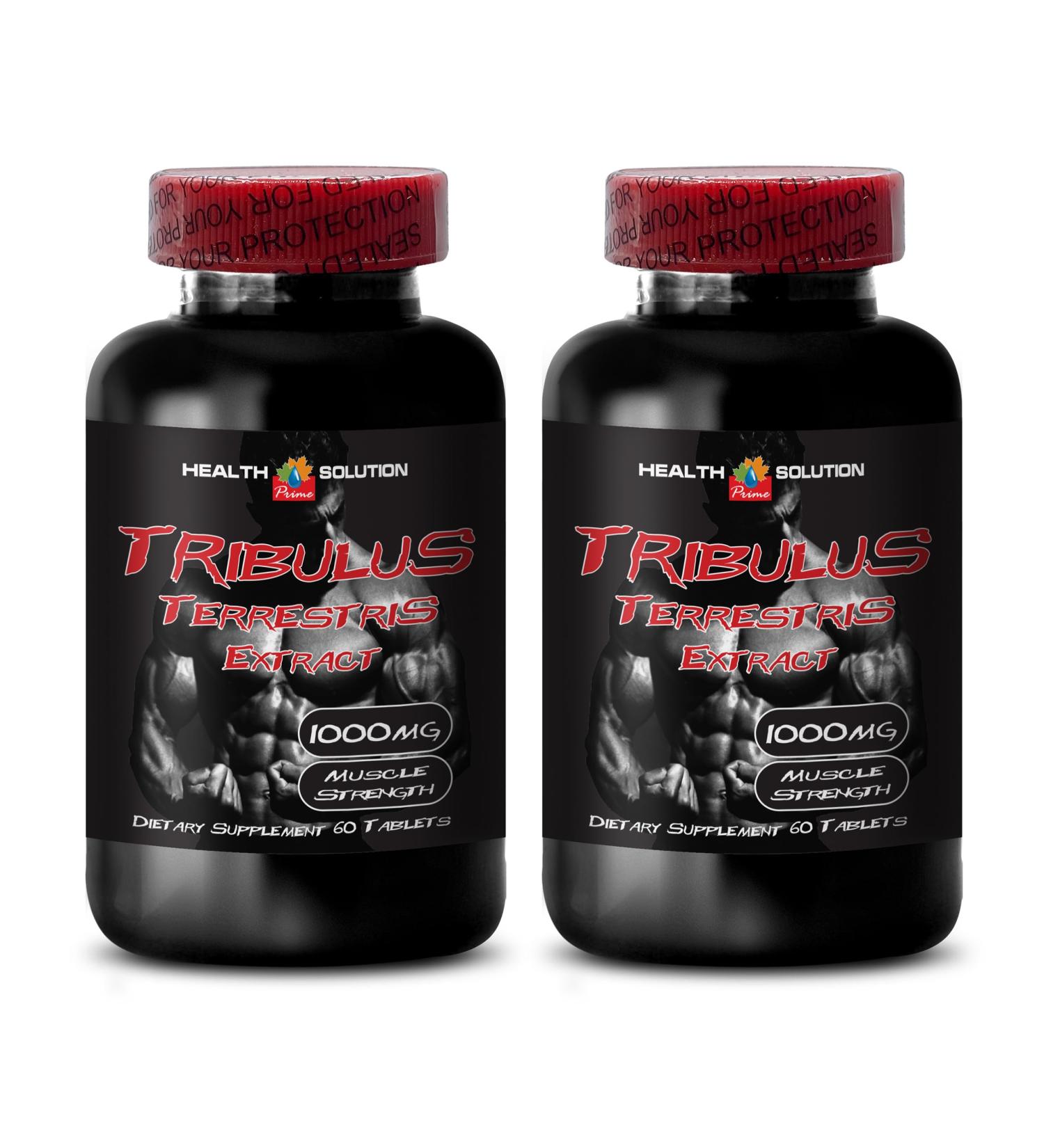 tribulus terrestris Herbal Supplement - TRIBULUS TERRESTRIS Extract - tribulus Extract tribulus terrestris Natural tribulus terrestris for Fitness 2 Bottles 120 Capsules - Buy Online on GoSupps.com