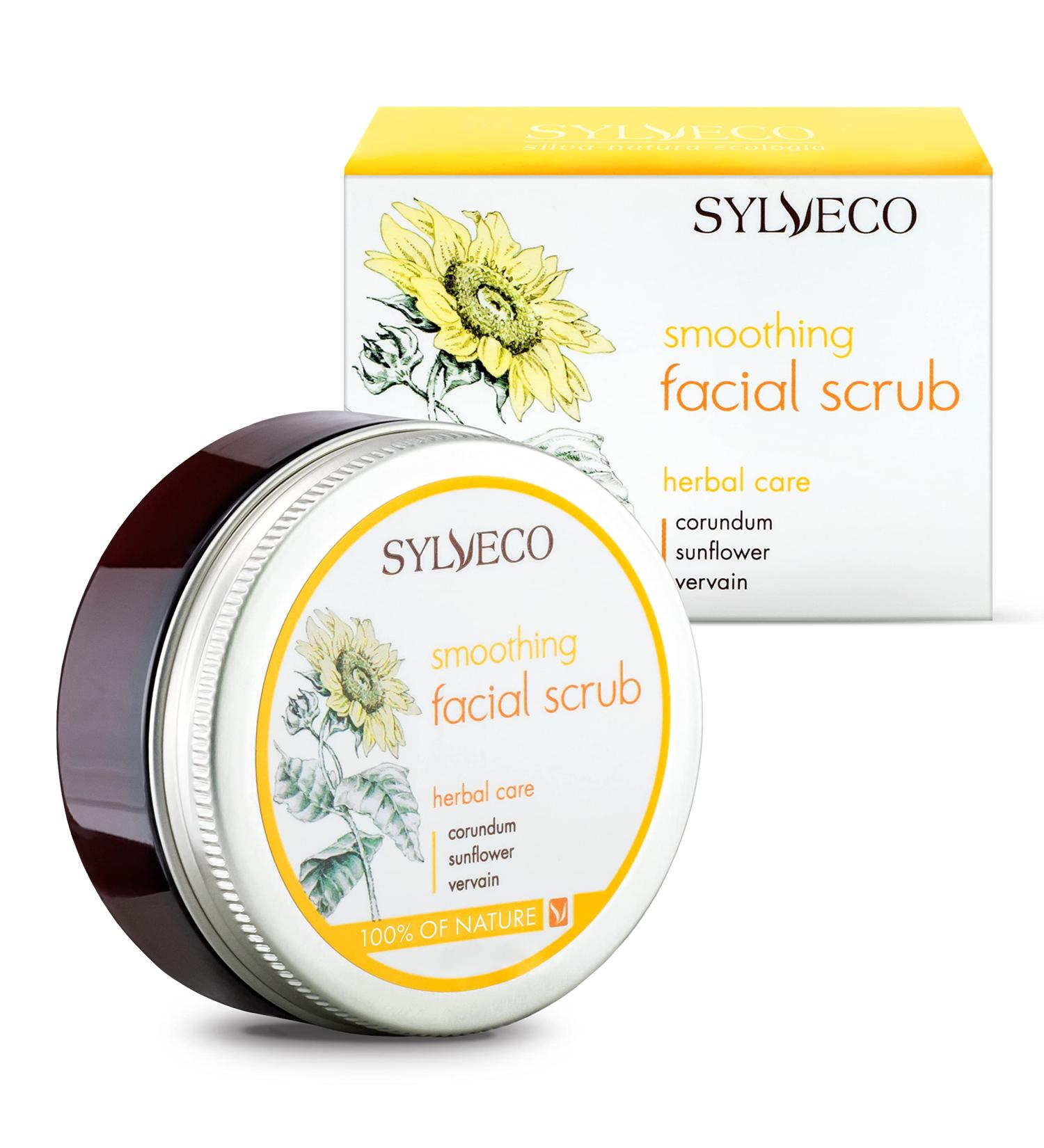 SYLVECO Smoothing Face Scrub 85g | Natural Creamy Facial Peeling for Men & Women | Best Face Scrub Skincare - Buy Online on GoSupps.com