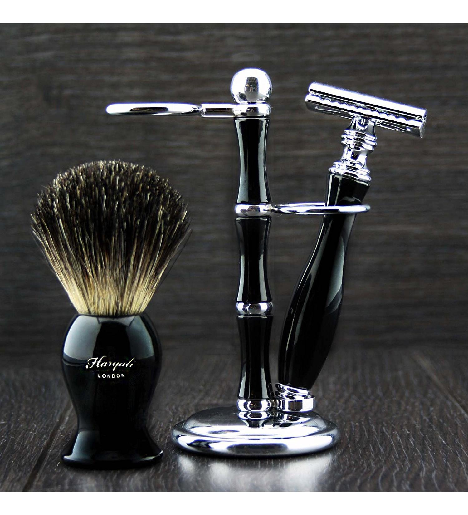 Luxe Nat Scissors Gift Kit - Double Edge Safety Scissors - The Brush Stand