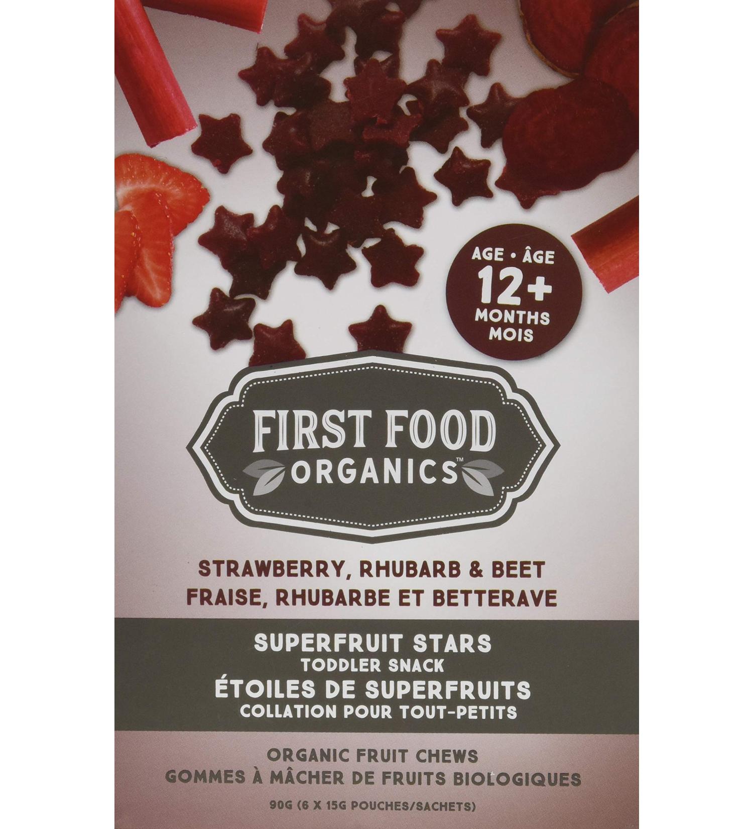 First Food Organics Strawberry Rhubarb and Beet 90g - Buy Online on GoSupps.com