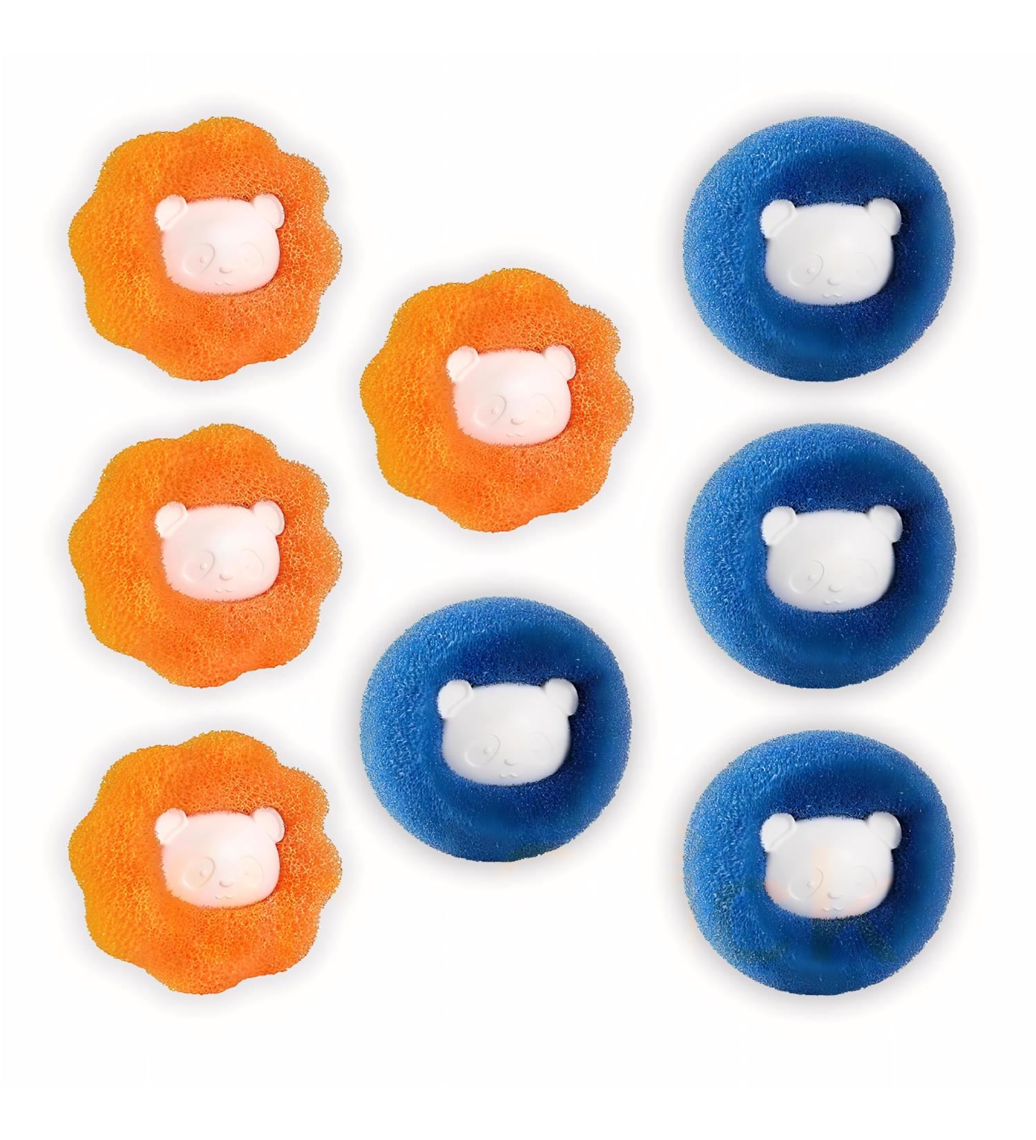 4 Pack Pet Hair Remover for Laundry Laundry Balls Hair Catcher Washing Machine Lint Remover Reusable - Pet Fur Laundry Catcher Hair Remover for Laundry Clothes Bedding - Buy Online on GoSupps.com