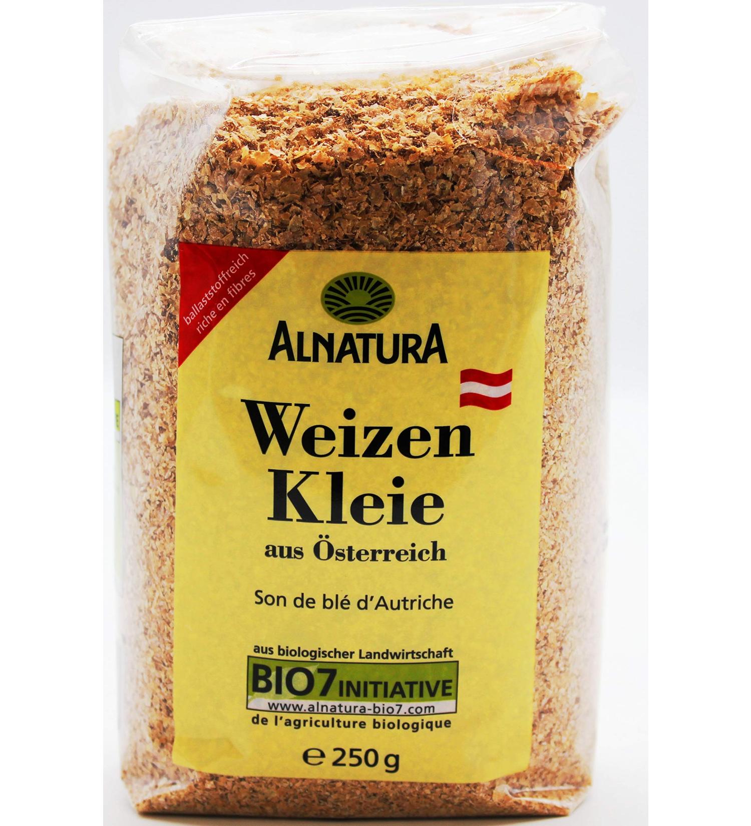 Buy Alnatura Organic Wheat Bran - Pack of 3 (3 x 250g) | International Shipping Available - Buy Online on GoSupps.com