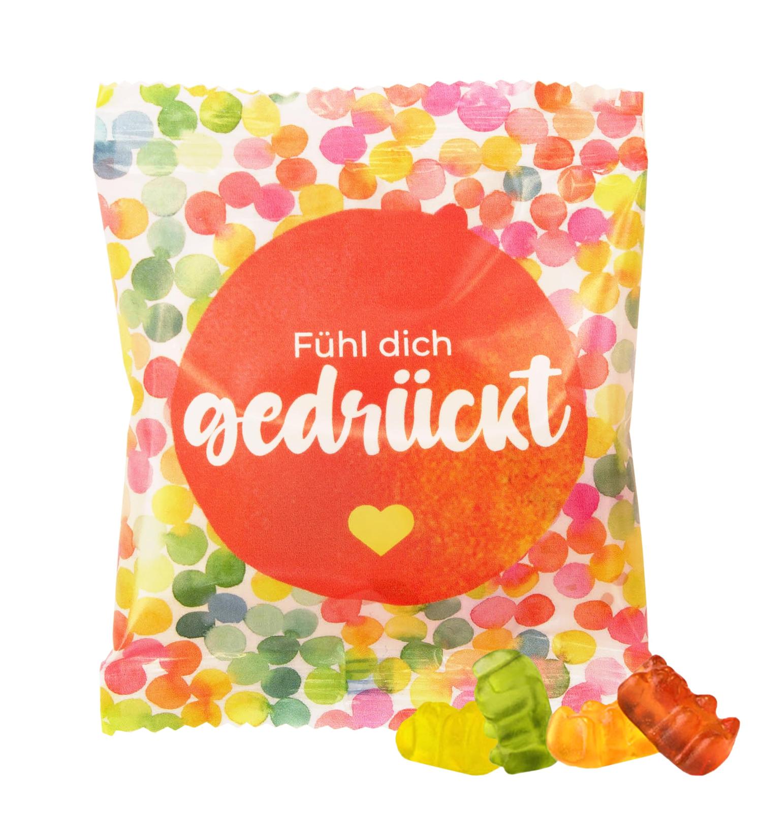 25 Colorful Guest Gift Bags Filled with Trolli Gummy Bears - Perfect Thank You & Friendship Gifts - Feel Pressed - Buy Online on GoSupps.com