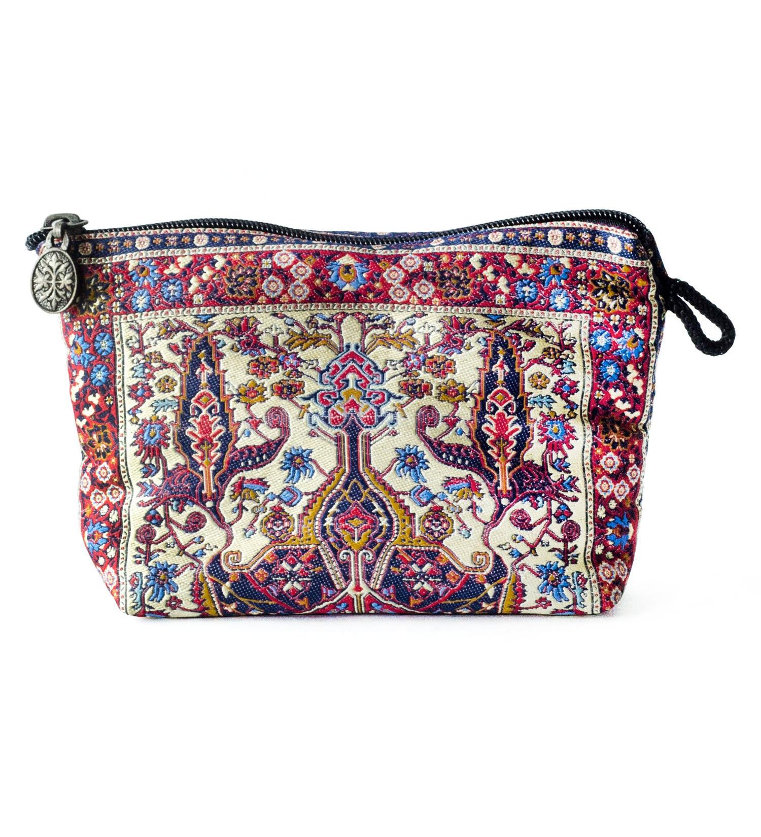 Orientalischer Teppich Kosmetiktasche | Clutch & Make-up-Tasche im Quchan-Design f r internationale K ufer - Buy Online on GoSupps.com
