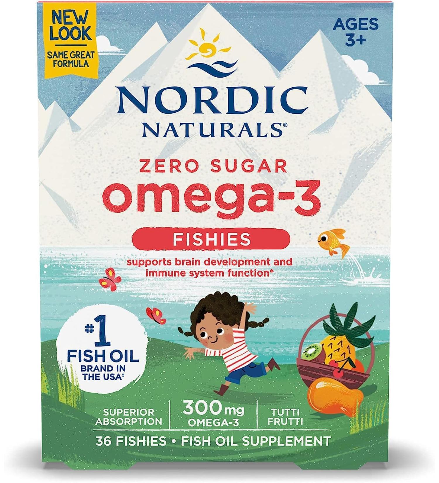  Tudor Nordic Naturals Omega-3 Gums Omega-3 Gums with Essential Nutrients DHA and EPA to Support Brain Immune Function and Optimal - Buy Online on GoSupps.com