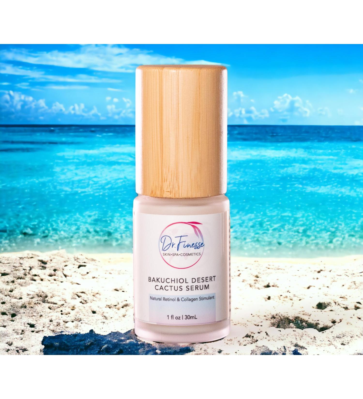 Buy Bakuchiol Desert Cactus Serum - Anti-Aging & Natural Skincare | International Shipping Available - Buy Online on GoSupps.com