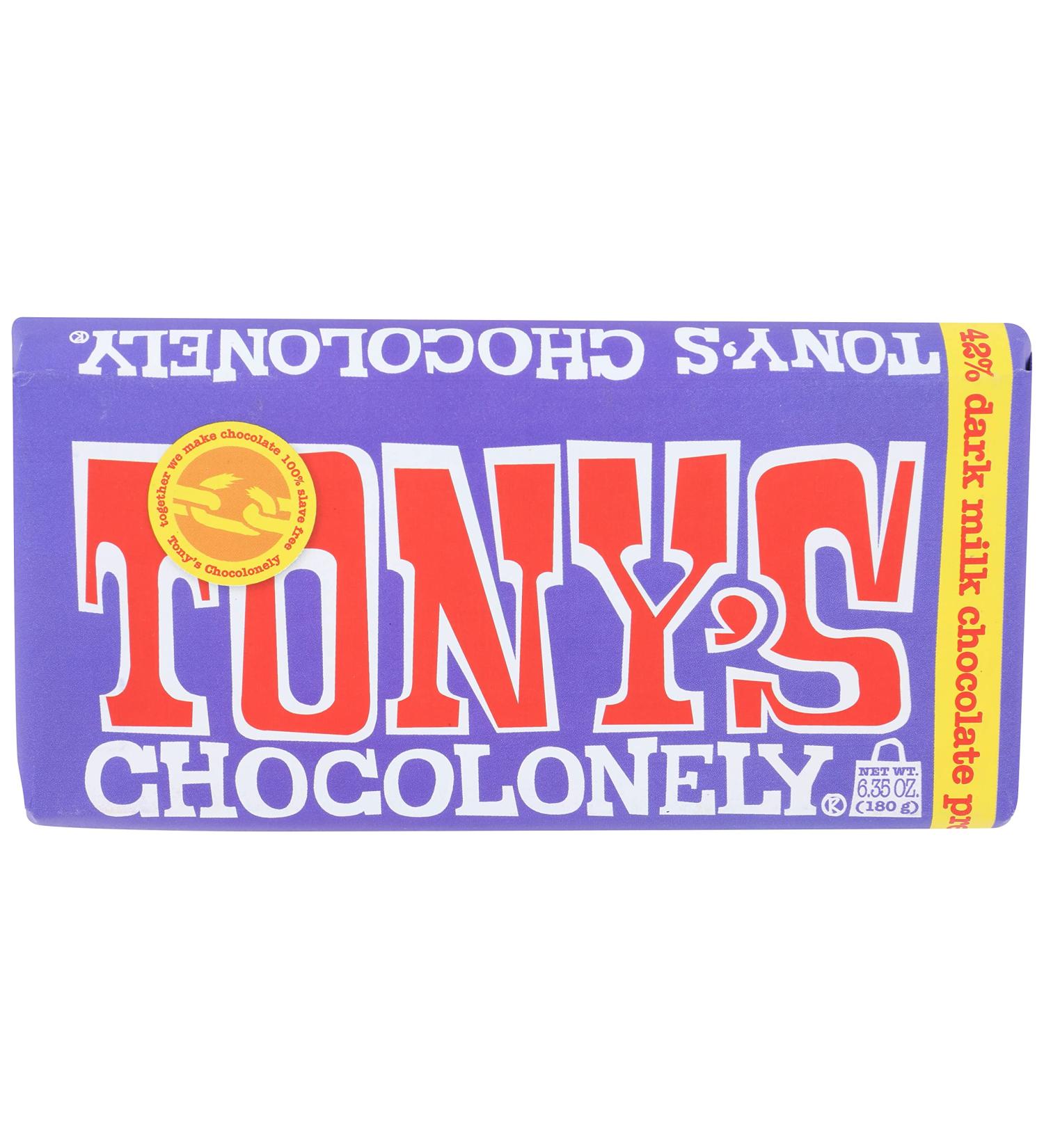Tony's Chocolonely Pretzel Toffee Bar - 6.35 oz - Case of 1 | Premium Chocolate Treat - Buy Online on GoSupps.com