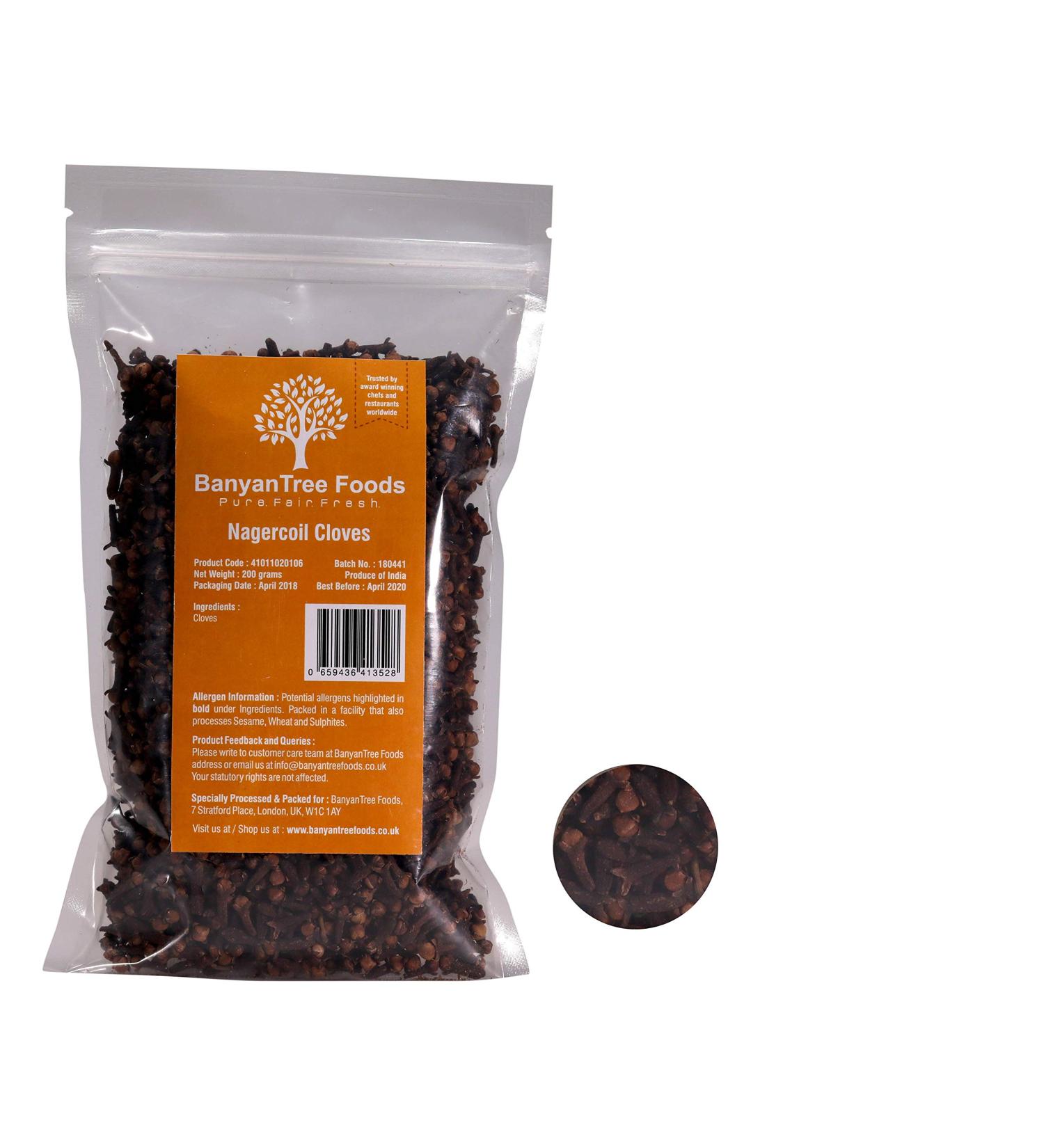BanyanTree Foods Cloves 200g All Natural | Indian Origin 200 g (Pack of 1)