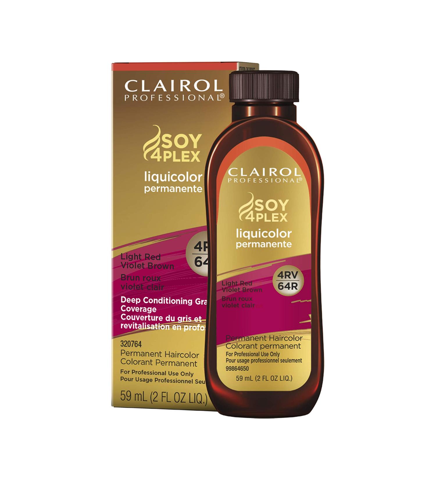 Clairol Professional Permanent Liquicolor 4RV Light Red Violet Brown - Dark Hair Color 2 oz | Buy Online - Buy Online on GoSupps.com