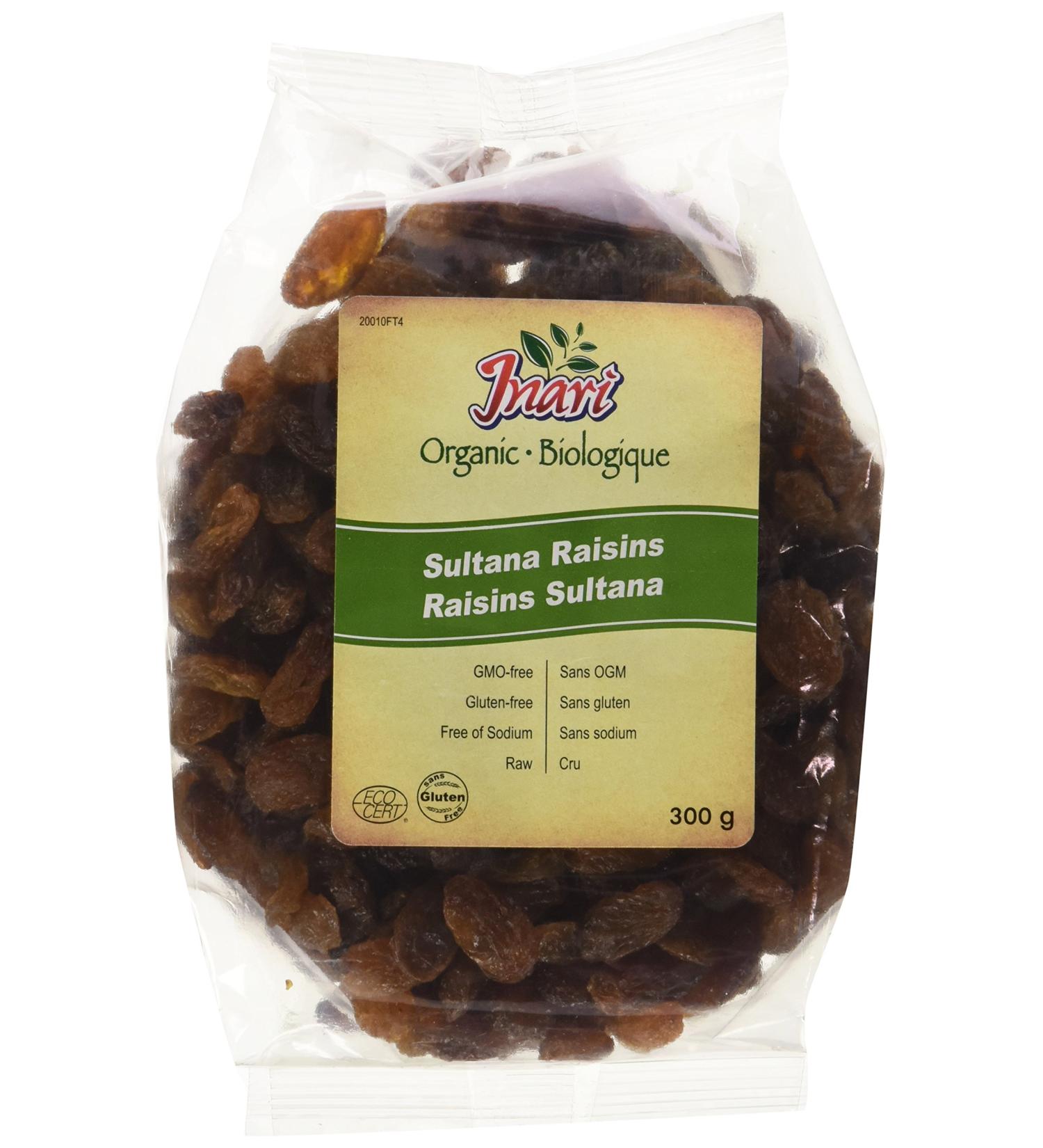 Inari Organic Sultana Raisins 300g