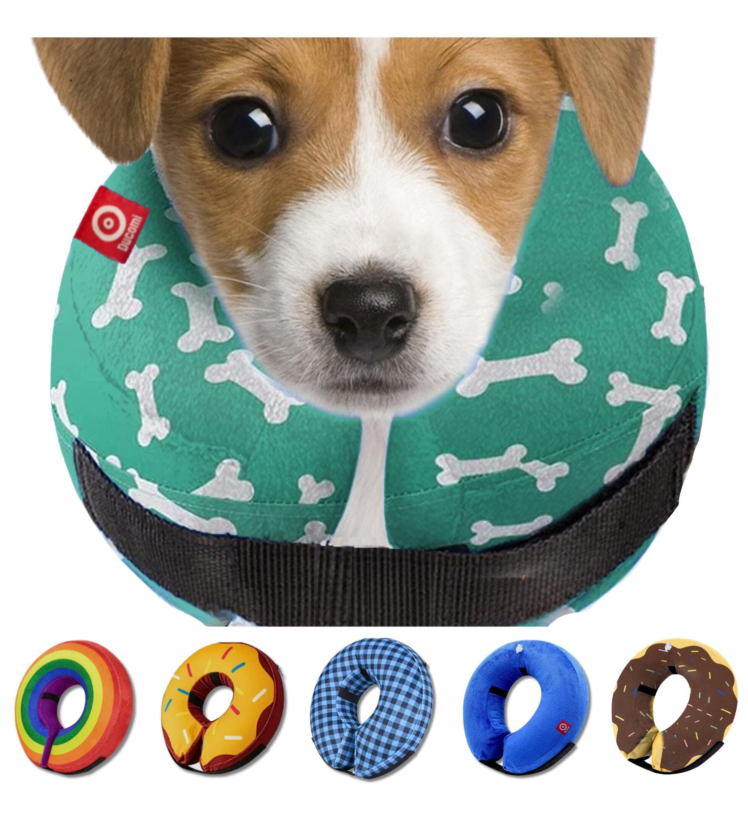 Ducomi Inflatable Dog & Cat Hinges - XS Bones | Post-Op Relaxation & Movement Freedom | Prevents Scratches & Bites - Buy Online on GoSupps.com