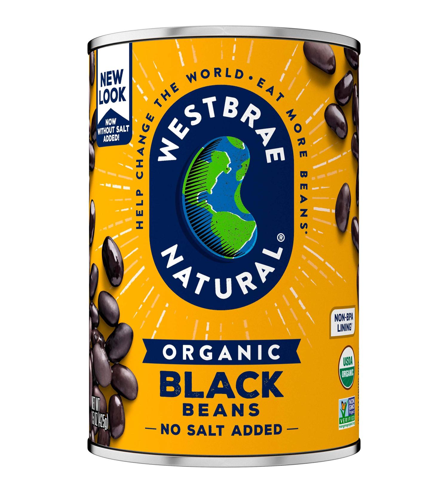 Westbrae Natural Organic Black Beans - 15 oz | Healthy Plant-Based Protein - Buy Online on GoSupps.com