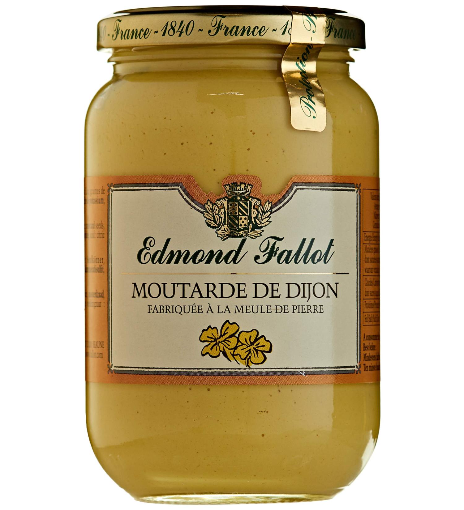 EDMOND FALLOT Dijon Mustard Jar 390 g - Buy Online on GoSupps.com
