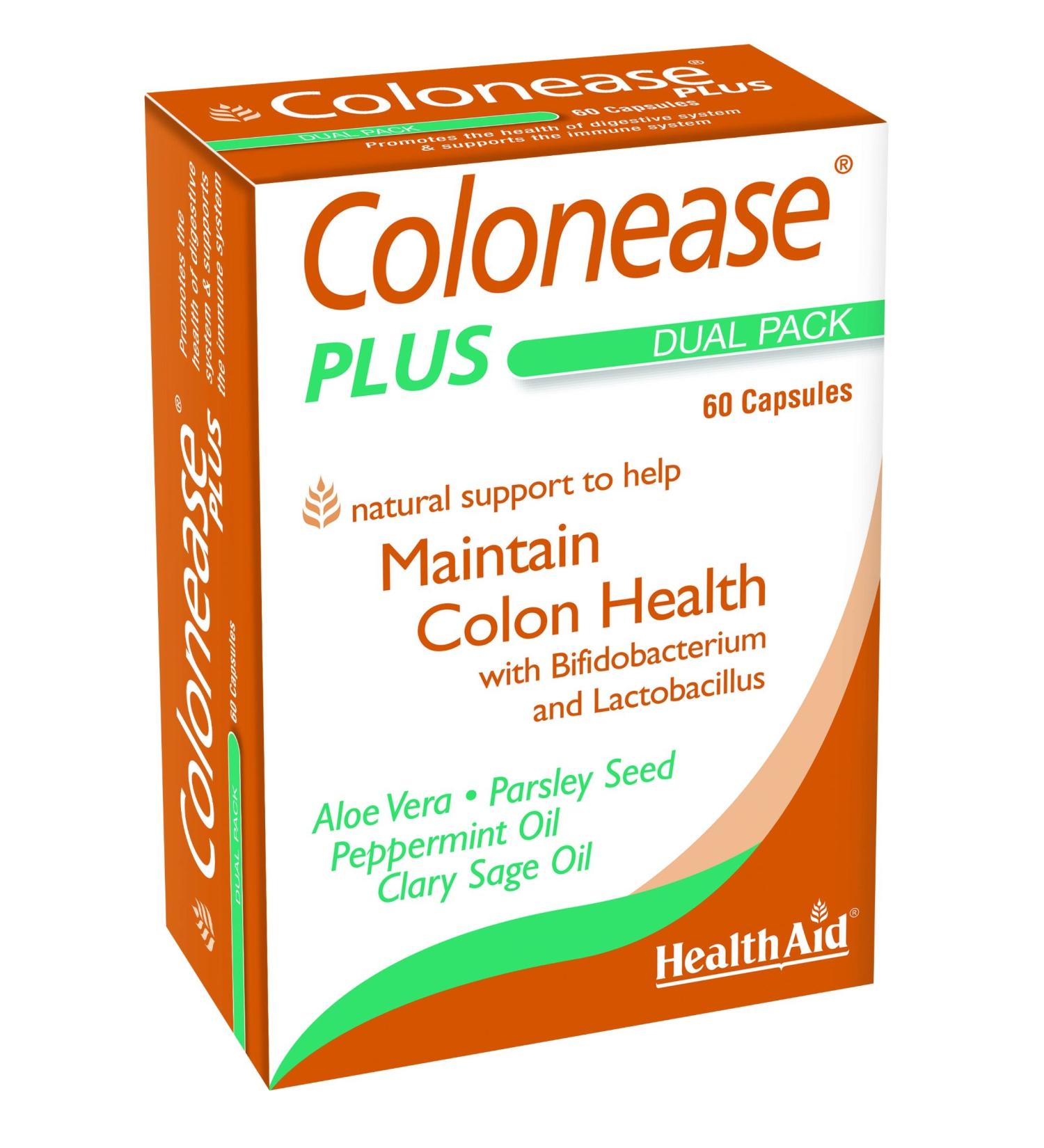 HealthAid Colonease Plus - Pack of 60 Capsules