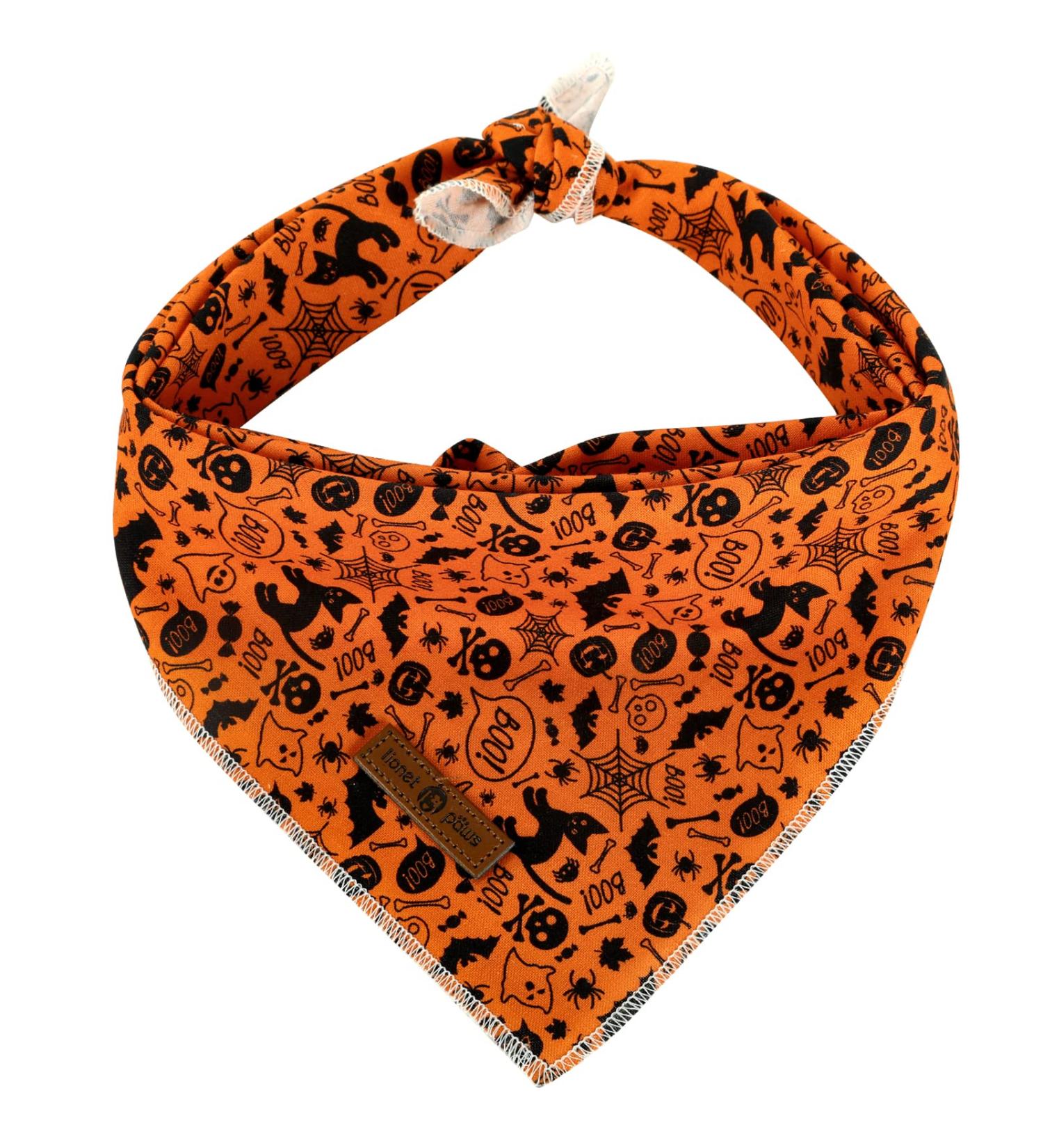 Lionet Paws Halloween Dog Bandana | Triangular Scarves for Small Medium & Large Dogs | Festive Dog Accessories - Buy Online on GoSupps.com