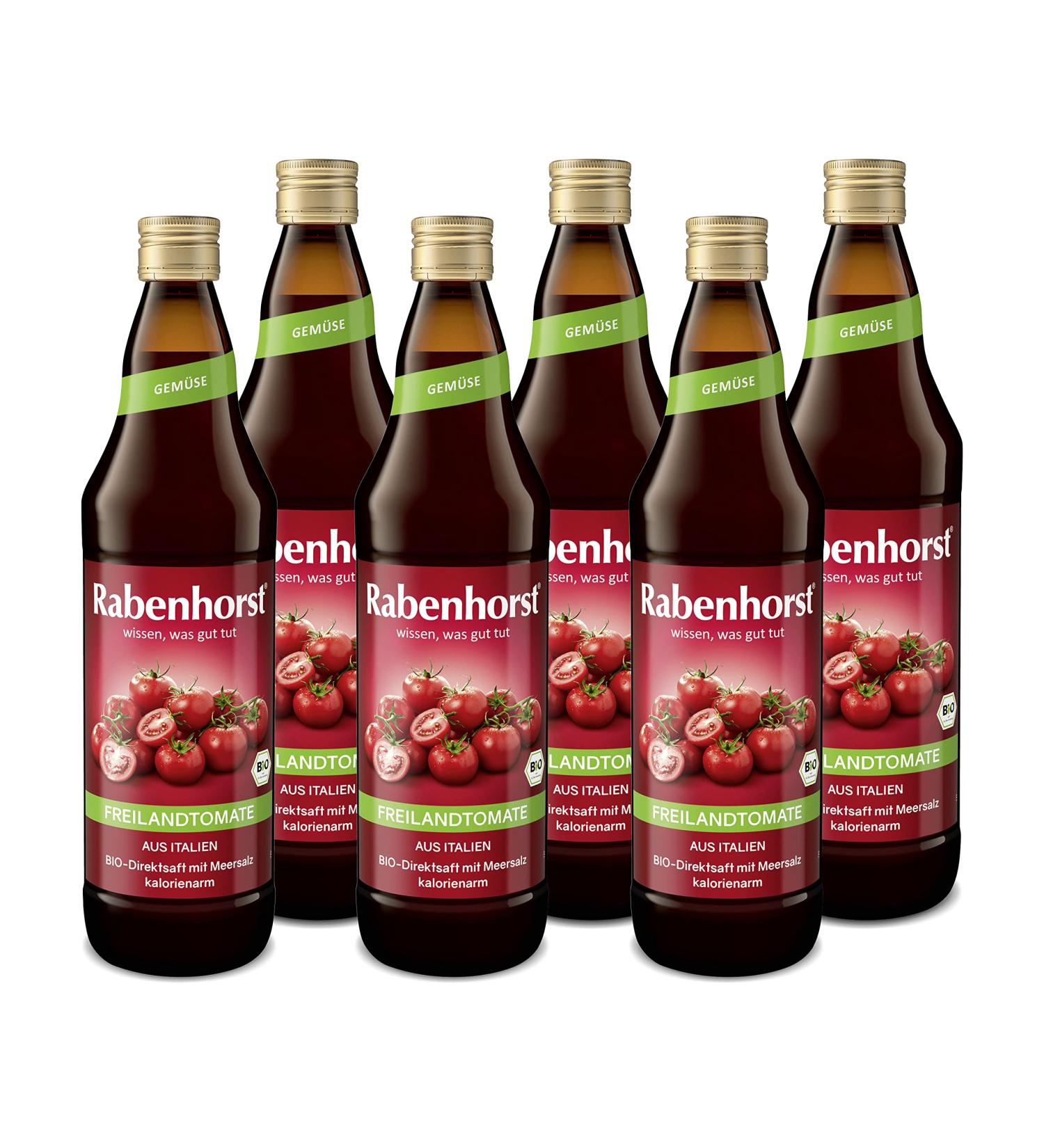 Rabenhorst Organic Outdoor Tomatoes - Pack of 6 (6 x 700 ml) - Premium Quality for International Shipping - Buy Online on GoSupps.com