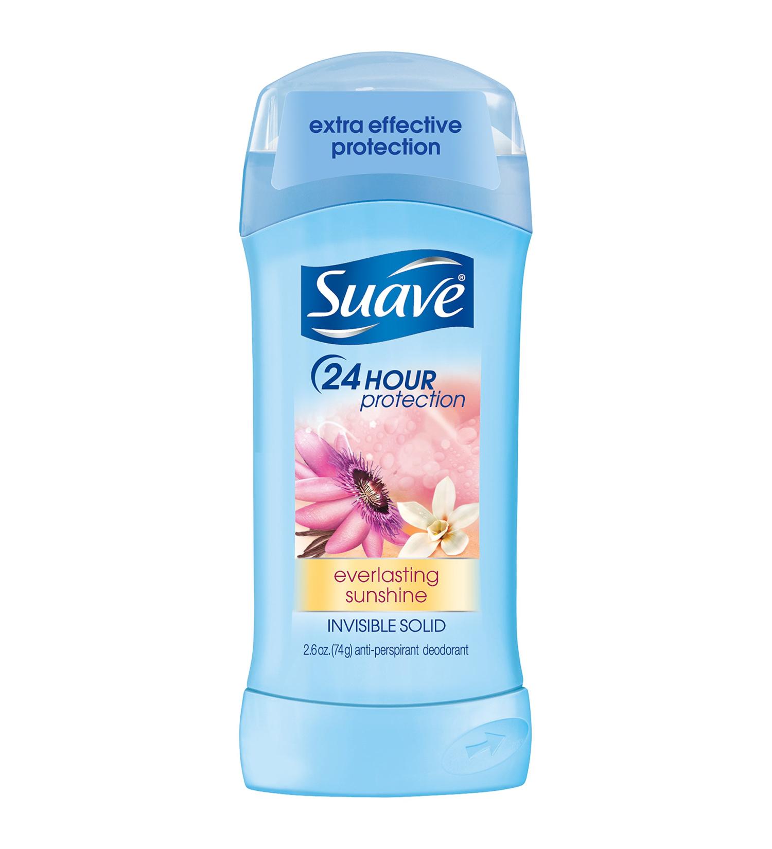 Suave Everlasting Sunshine Anti-Perspirant Deodorant 2.6oz, Pack of 4 - Buy Online on GoSupps.com