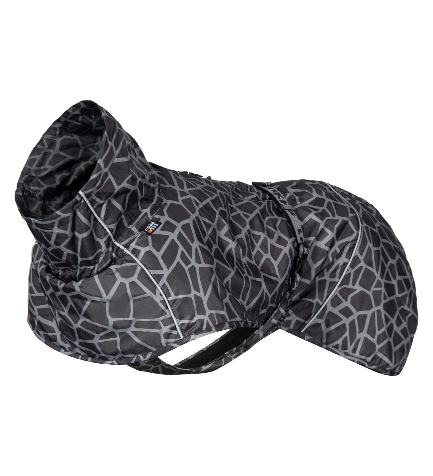 Rukka Pets Hayton Warm Dog Raincoat - Waterproof Stylish & Durable | Black Size 30 - Buy Online on GoSupps.com
