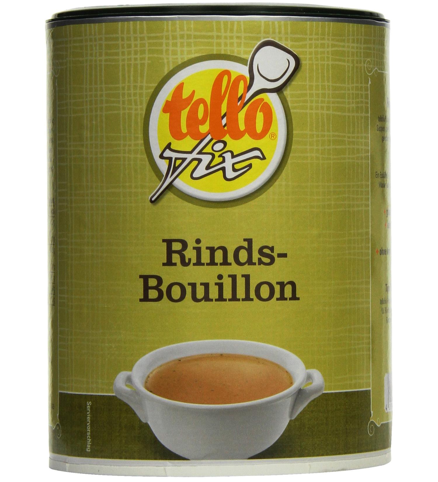 Tellofix Beef Bouillon - Versatile Low-Calorie Meat Broth 540g - Universal Seasoning for Delicious Dishes - Buy Online on GoSupps.com