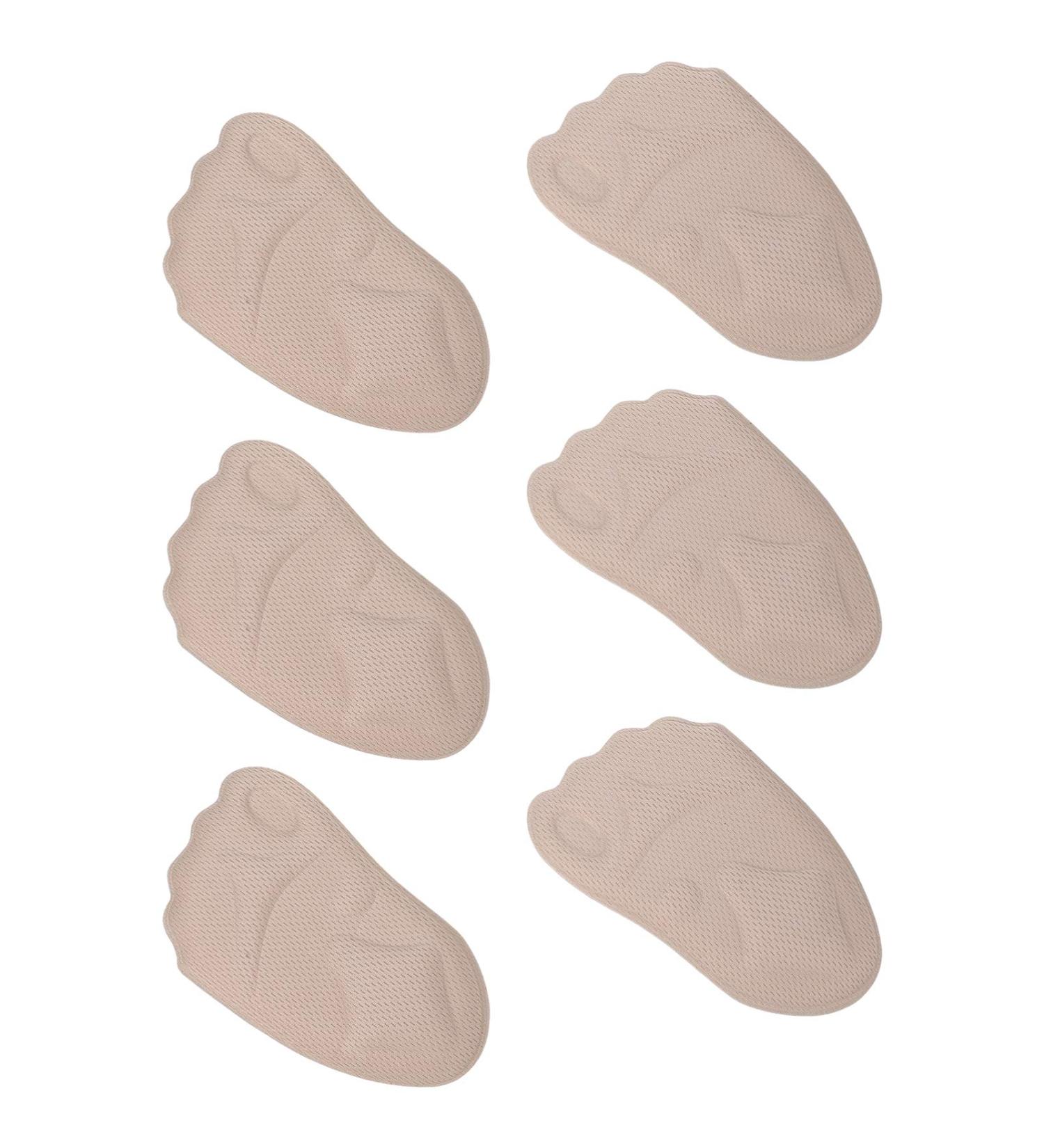 Buy Healifty 3 Pairs Half Size Metatarsal Cushion Pads - Adjustable Forefoot & Heel Pads for Men - Non-Slip Shoe Insole - Skin Color - Buy Online on GoSupps.com