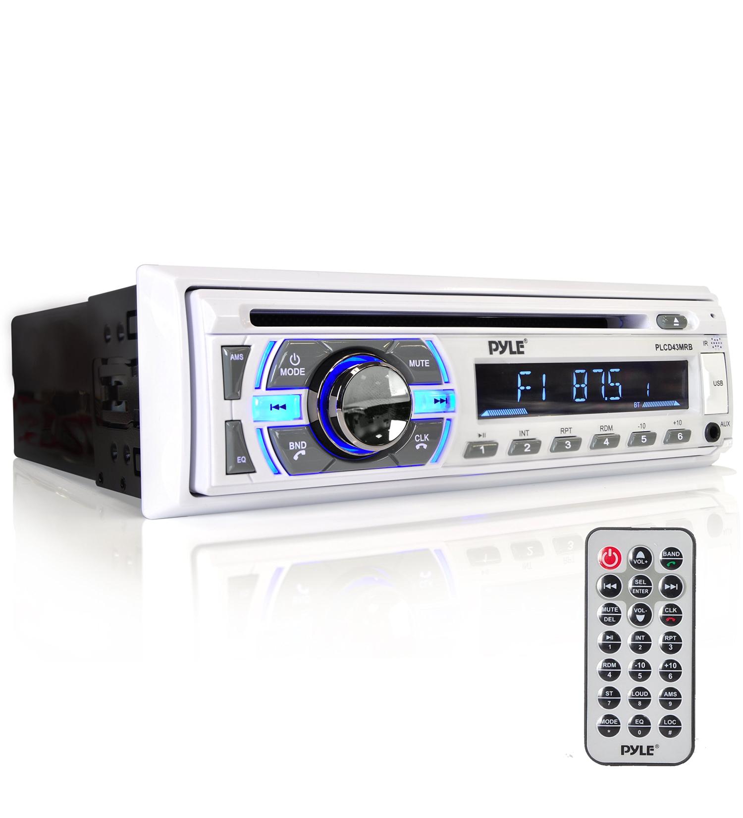 Pyle Boat Bluetooth Marine Stereo Receiver with CD Player and AM/FM Radio - Buy Online on GoSupps.com