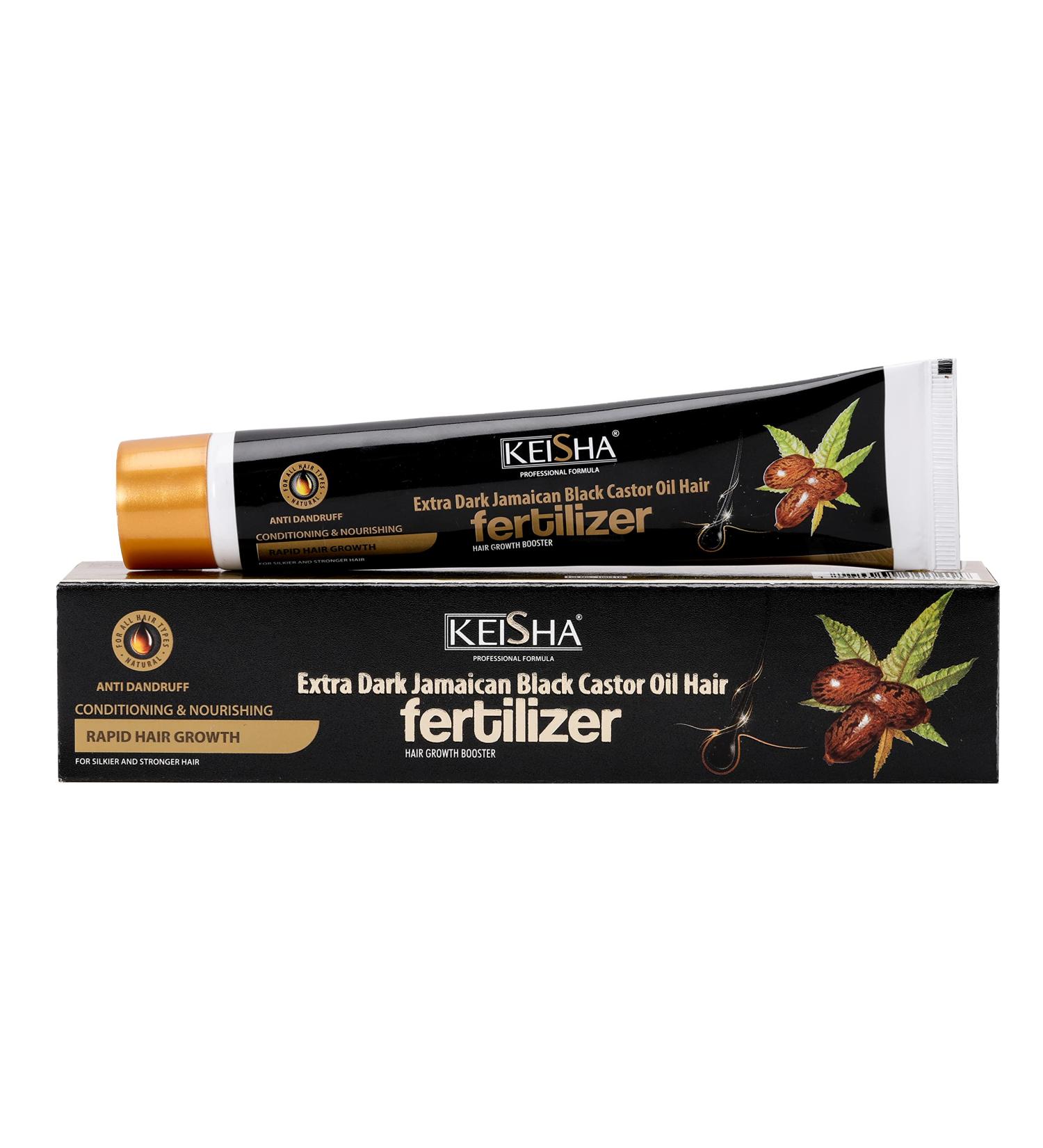 Keisha Extra Dark Jamaican Black Castor Oil Hair Fertilizer Cream 70ml for rapid hair growth
