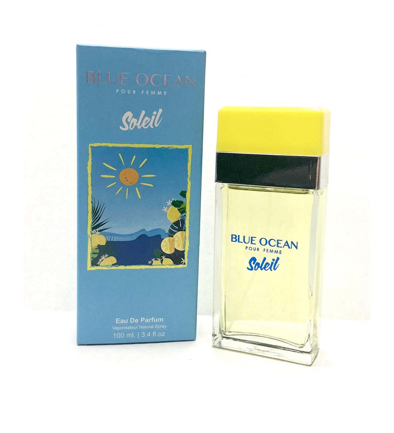 Blue Ocean pour Femme Soleil 3.4 Ounce EDP Women's Perfume | Mirage Brands is not associated in any way with manufacturers distributors or owners of the original fragrance mentioned