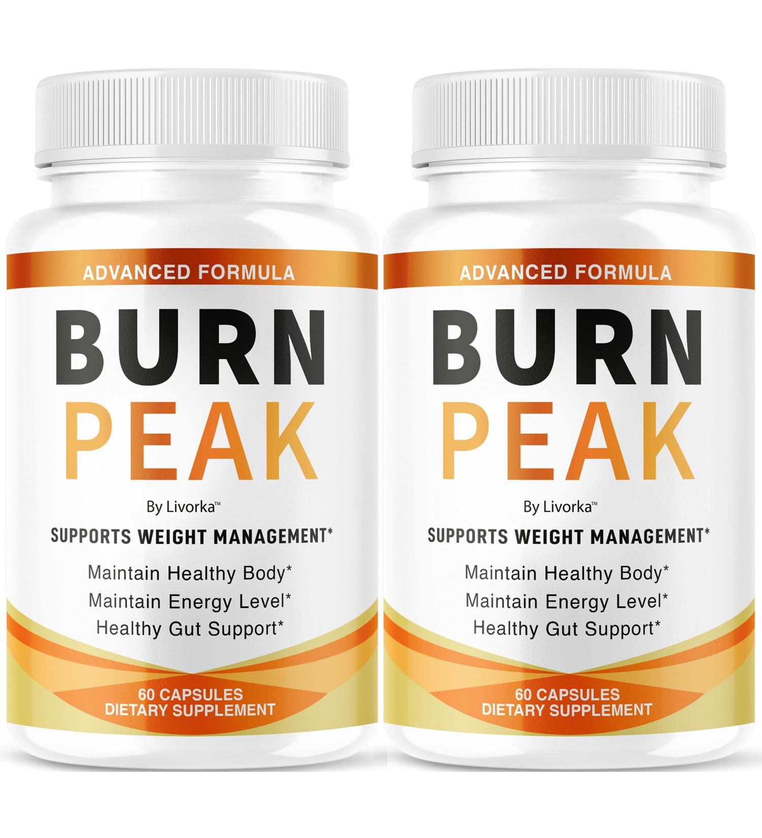 (2 Pack) Burn Peak Capsules - Official BurnPeak Weight Pills Advanced Premium Support All Natural Burn Peak Pink Salt Trick Supplement for Overall Health & Wellness Reviews 120 Capsules for 2 Months - Buy Online on GoSupps.com