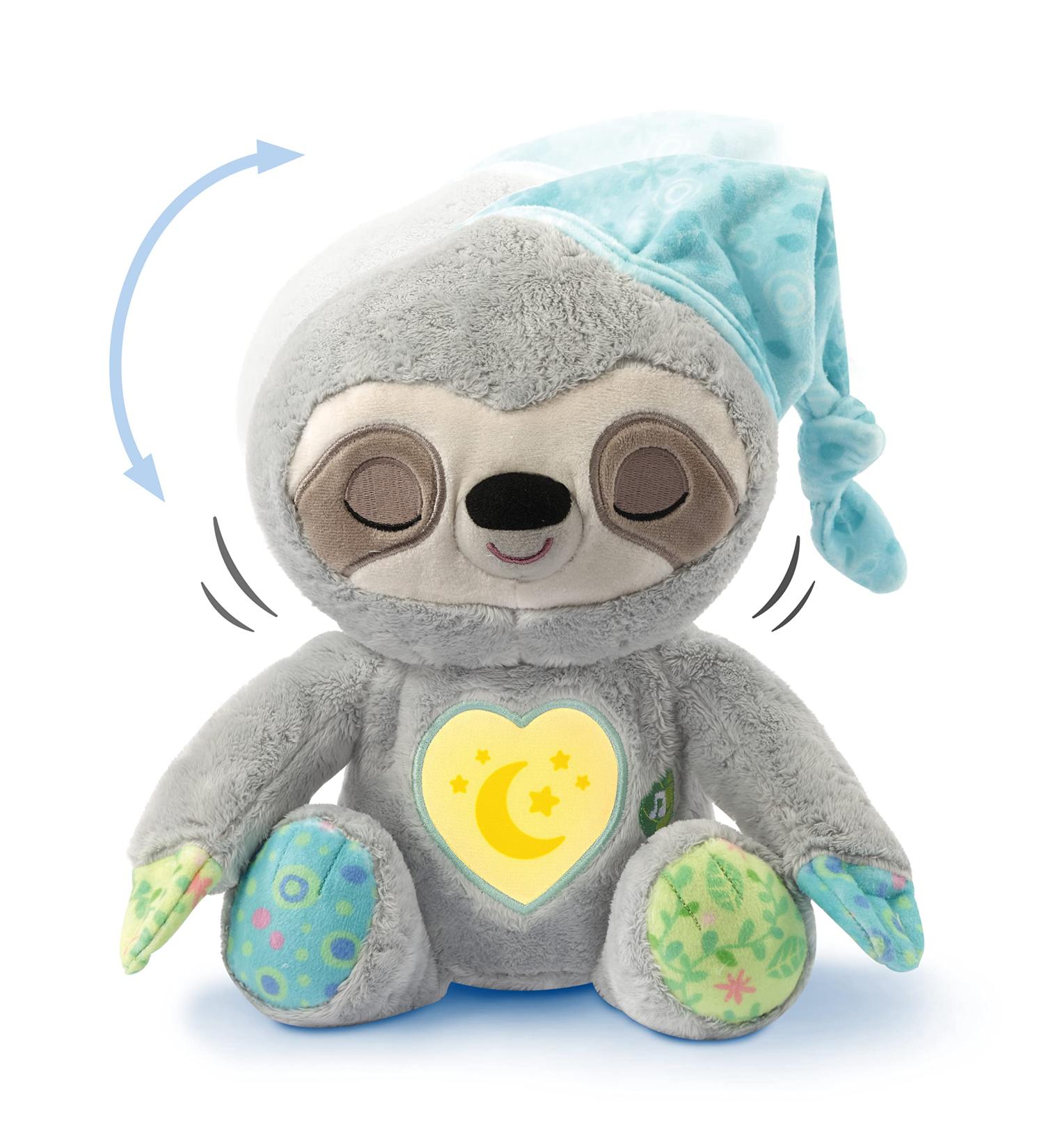 VTech Baby Schnarchi Slumber Sloth | Cuddly Sleep Aid Toy with Sounds Music & Night Light for Infants - Buy Online on GoSupps.com