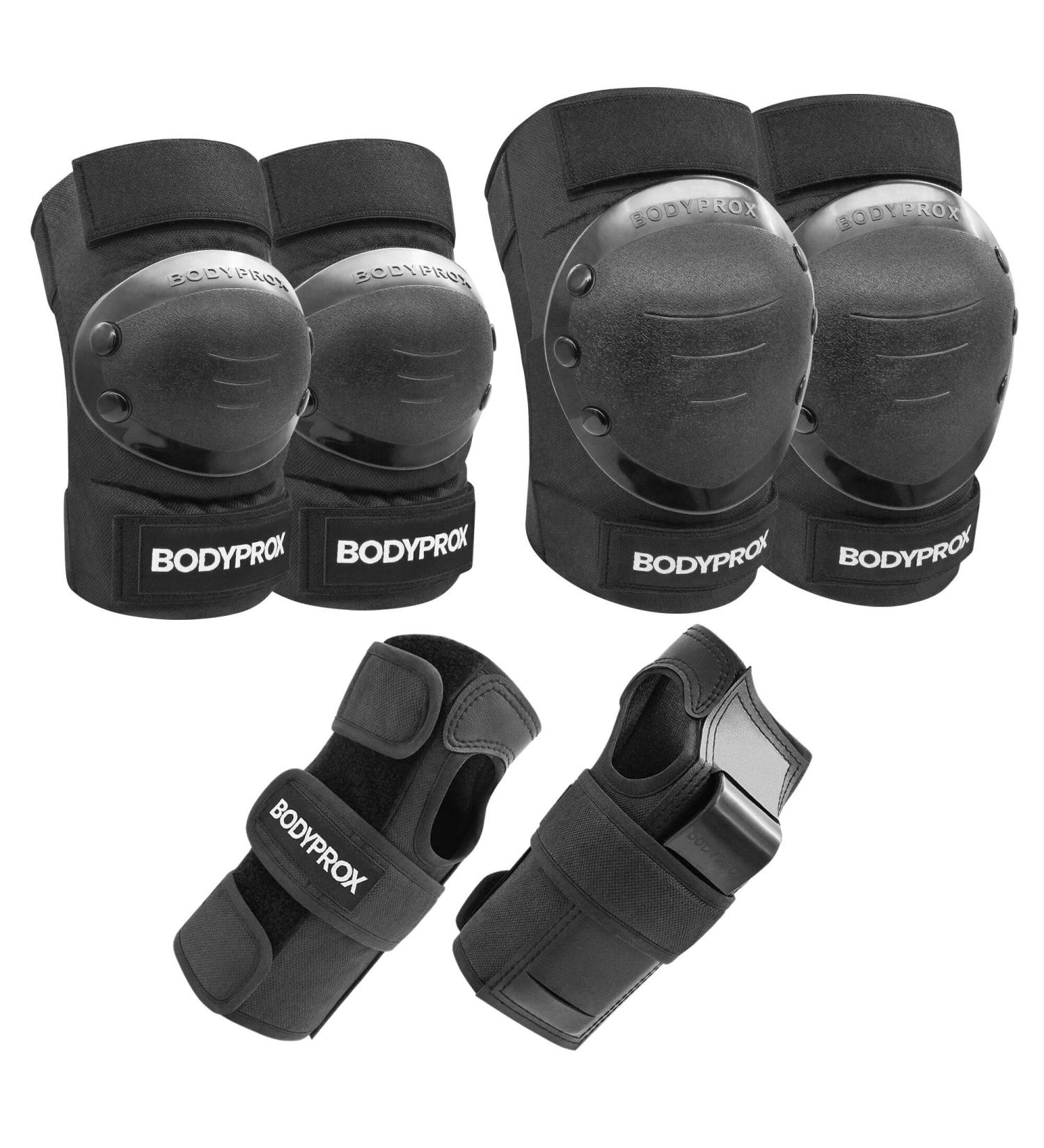 BODYPROX Knee Pads Elbow Pads Wrist Guards Set for Inline Skating  Skateboarding  Roller Derby  BMX Ride  and Rollerblading. Small - Buy Online on GoSupps.com