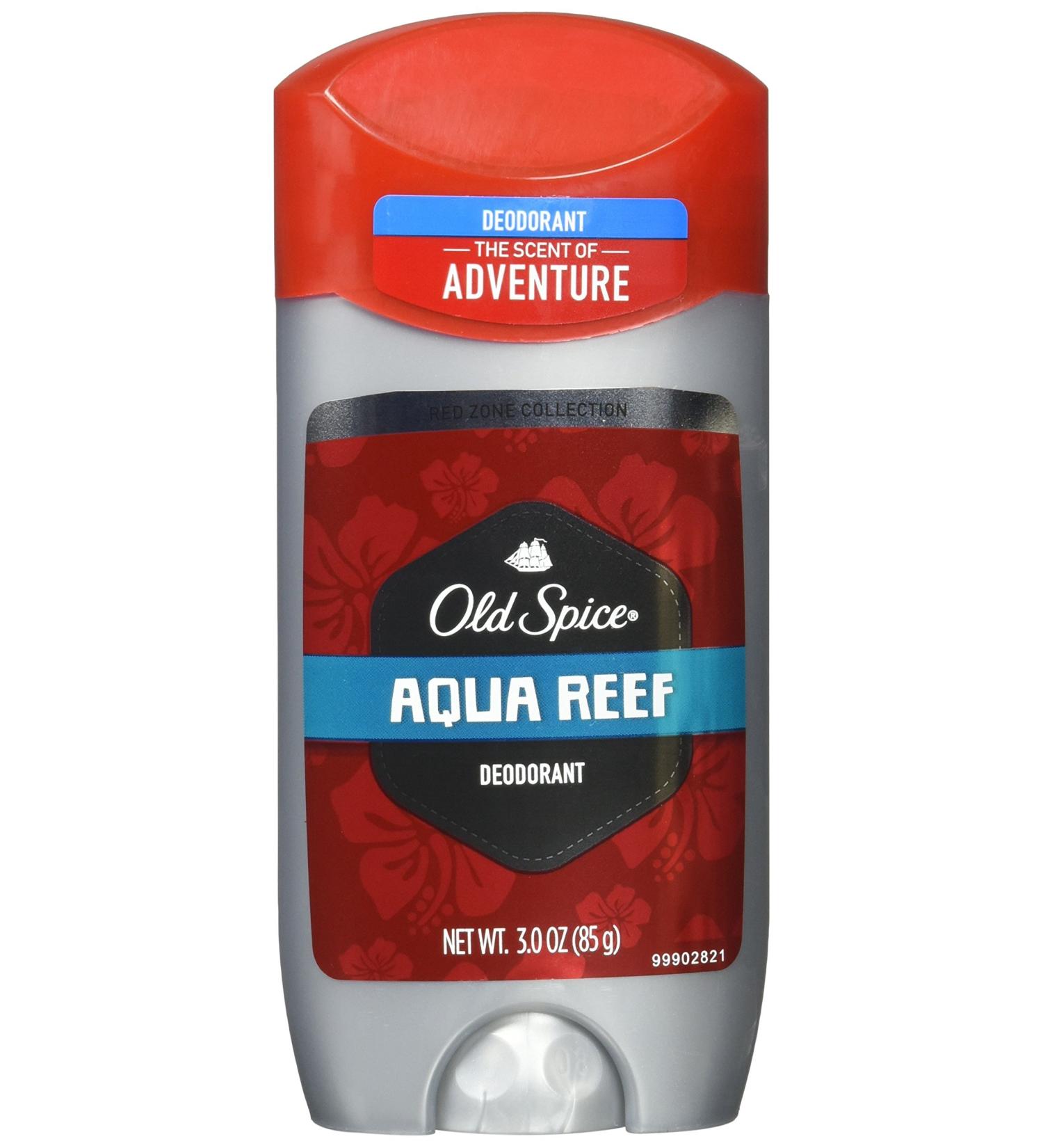 Old Spice Red Zone Deodorant Aqua Reef - 3 oz - 2 pk Aqua Reef 3 Ounce (Pack of 2)