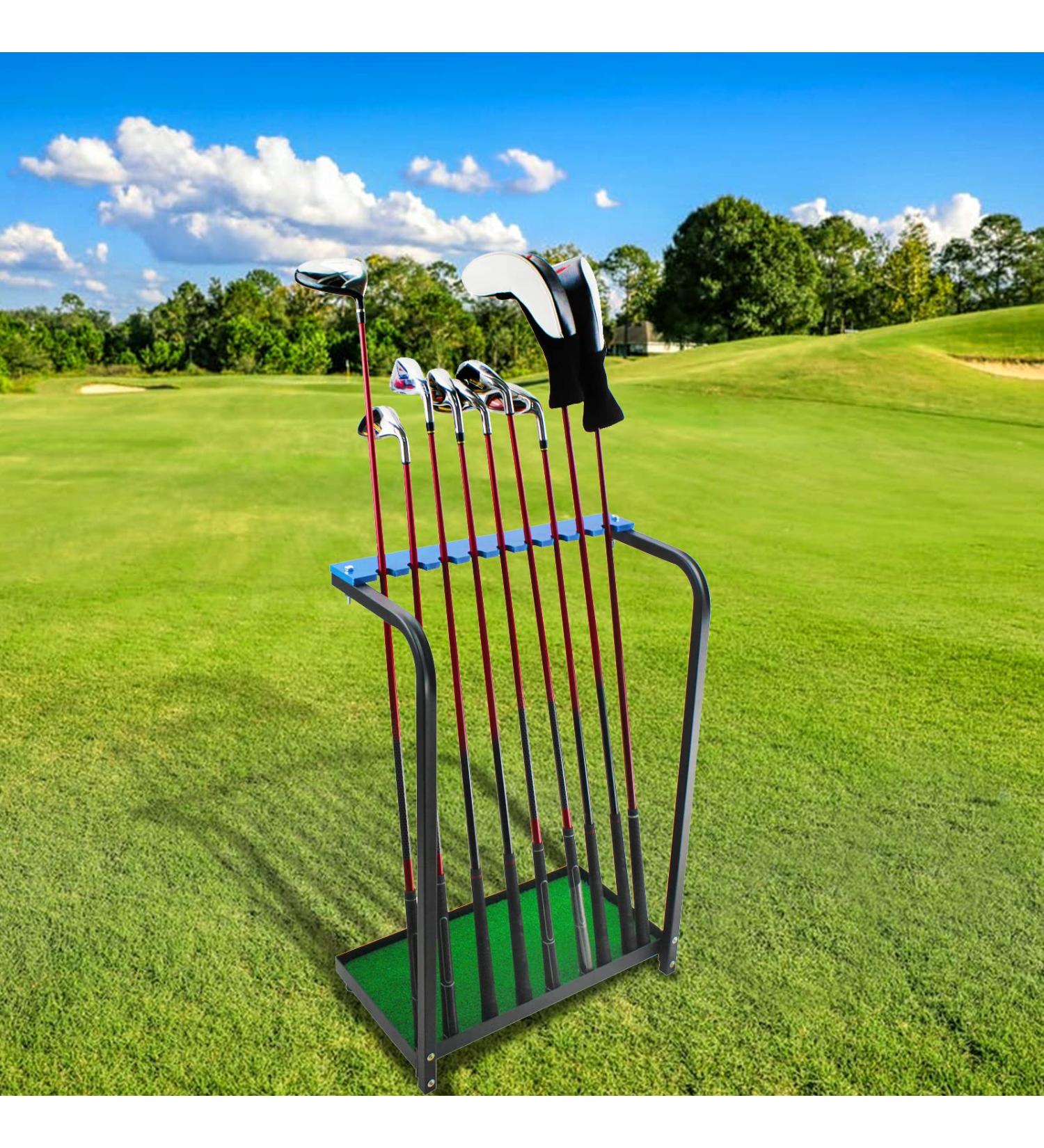 KOFULL Golf Putter Stand Display Rack | Premium Golf Club Holder & Garage Organizer - Easy to Assemble - Buy Online on GoSupps.com