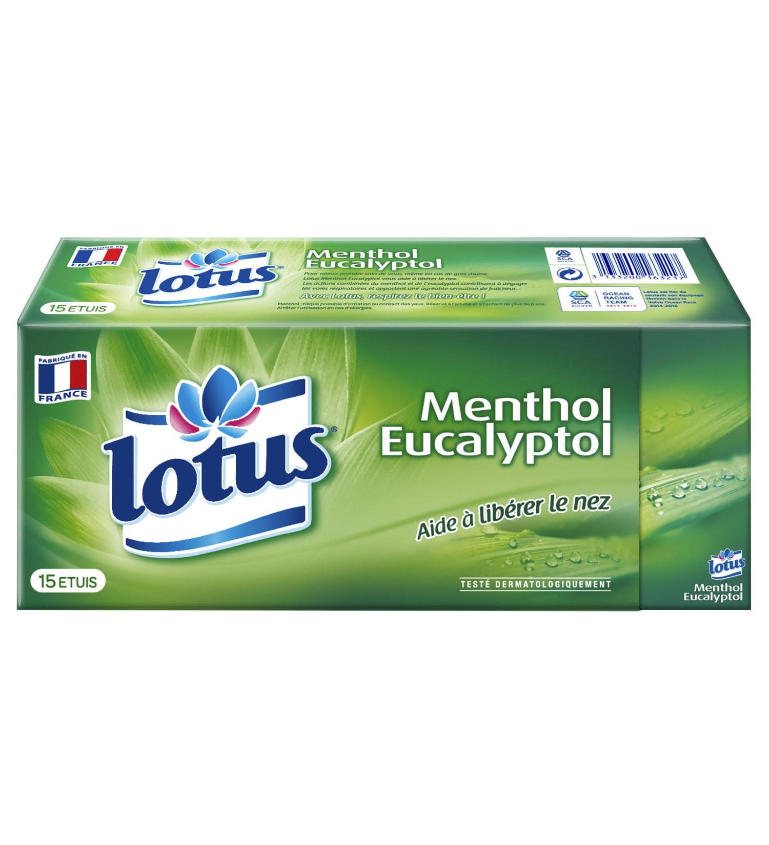 Lotus Menthol - Tissues Cases x 15 Packs - Pack of 2
