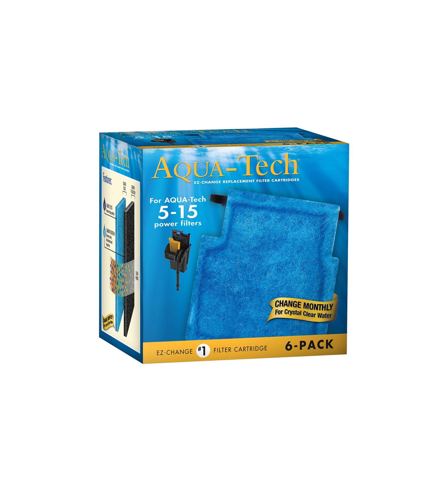 Aqua-Tech EZ-Change Aquarium Filter Cartridge | Easy Replacement & Superior Filtration - Buy Online on GoSupps.com