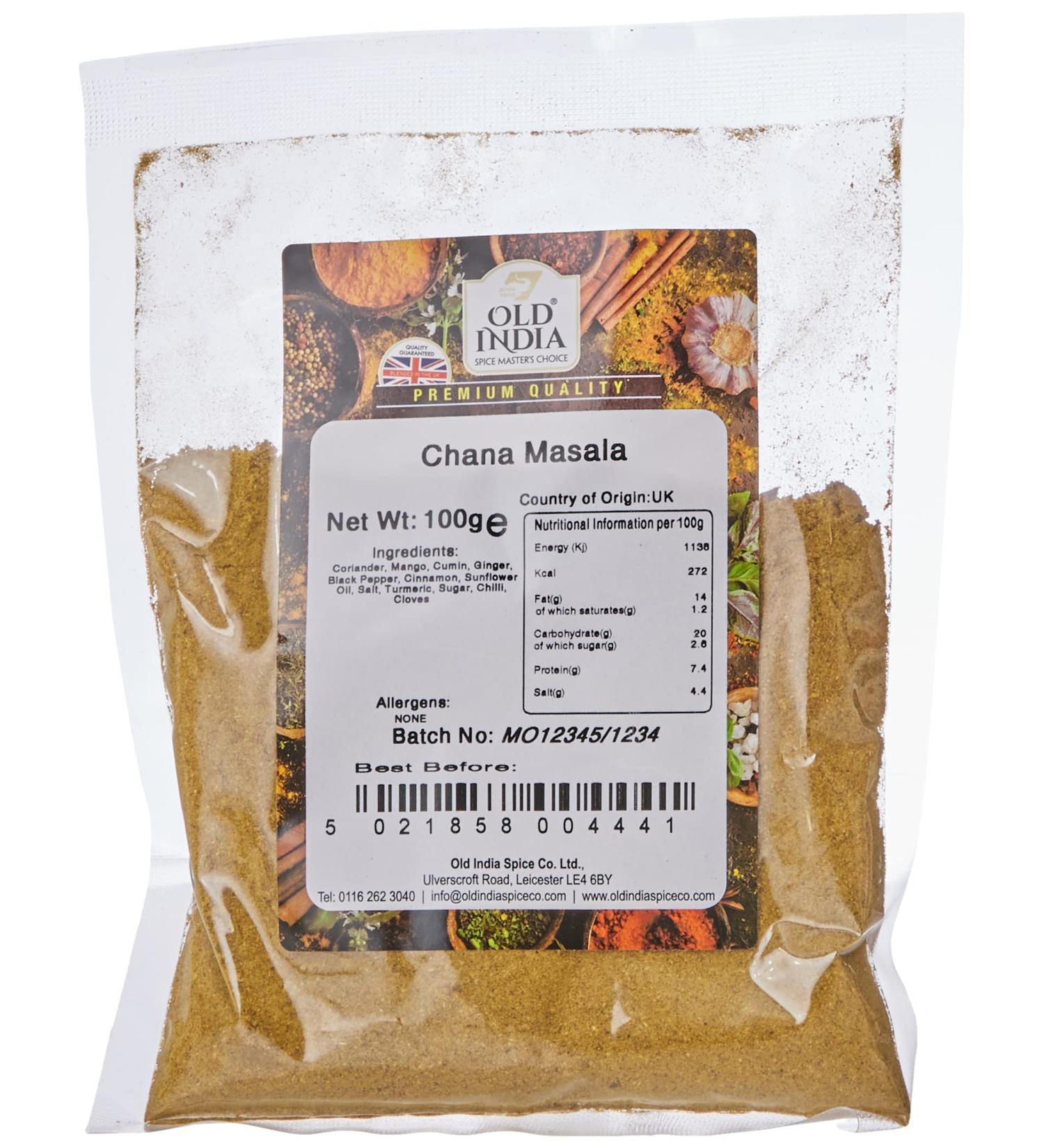 Old India Chana Masala 100g - Buy Online on GoSupps.com