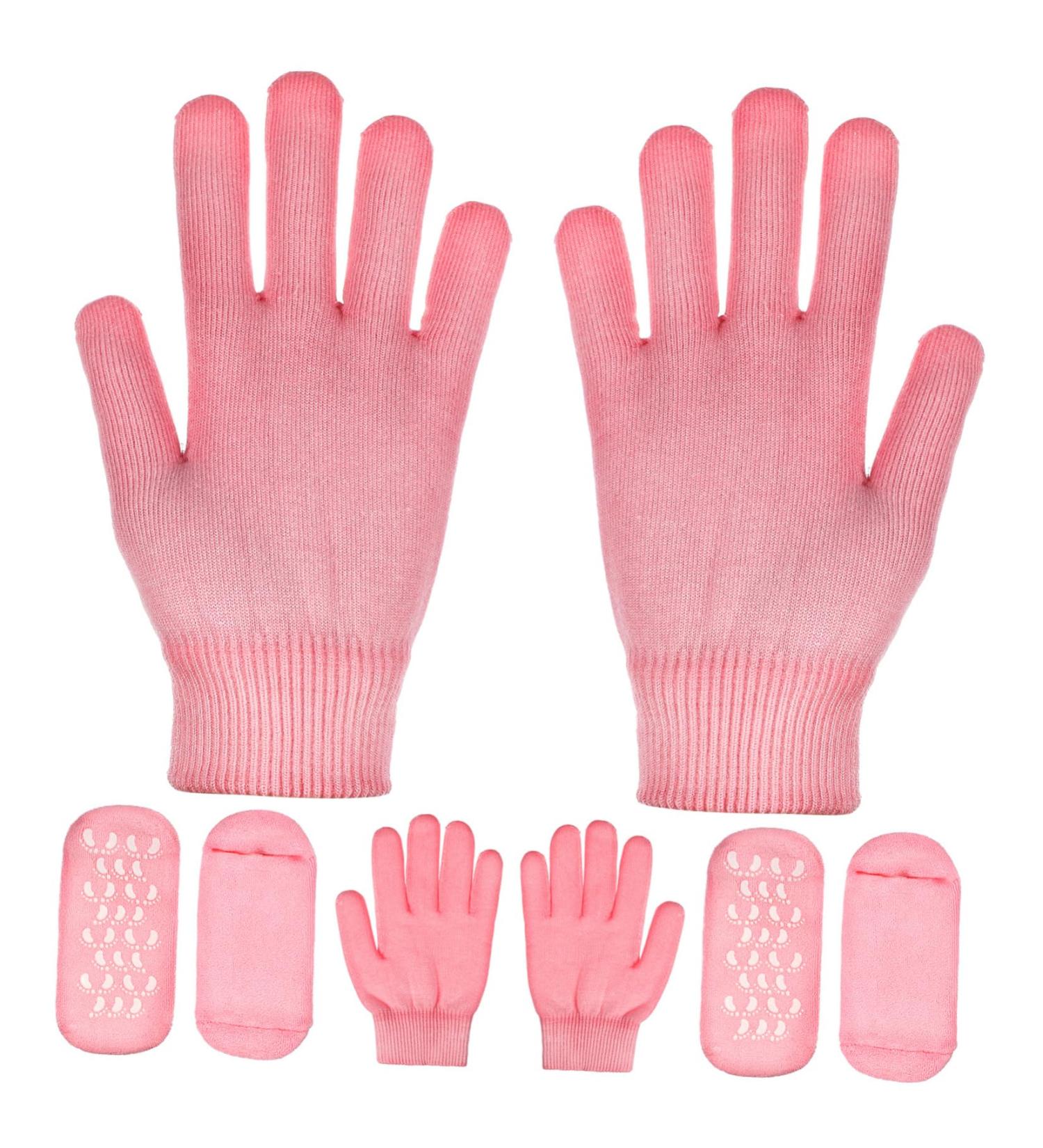 minkissy 2 Sets Spa Moisturizing Socks Moisturizing Sleeping Gloves Spa Socks Overnight Foot Care Bath Gloves Foot Skin Socks Dry Skin Socks Foot Spa Moisturize Cotton Skin Care Products - Buy Online on GoSupps.com