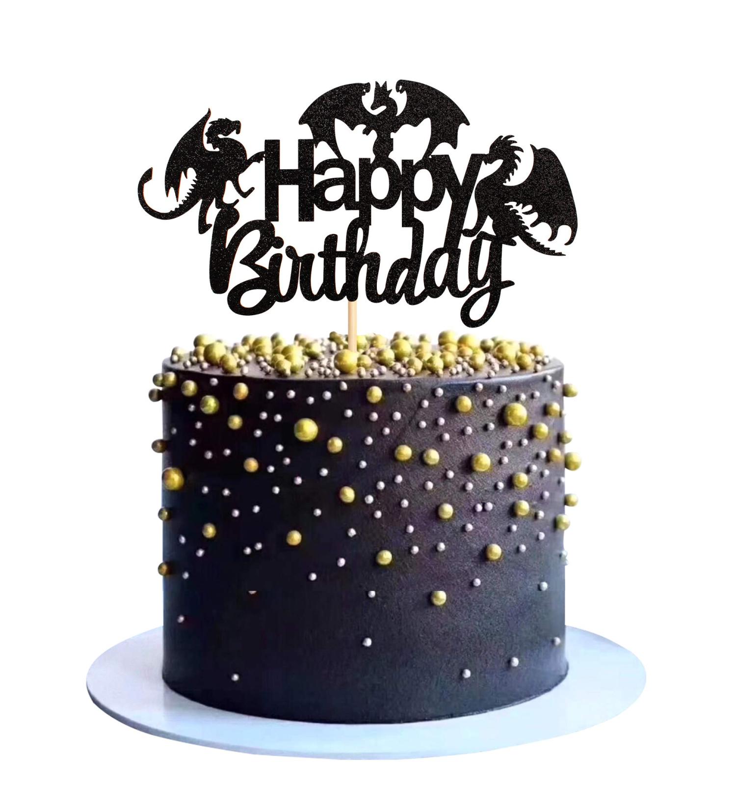 Dragon Theme Cupcake Toppers - Realistic Mythical Cake Decorations for Birthday Weddings & Parties - Buy Online on GoSupps.com