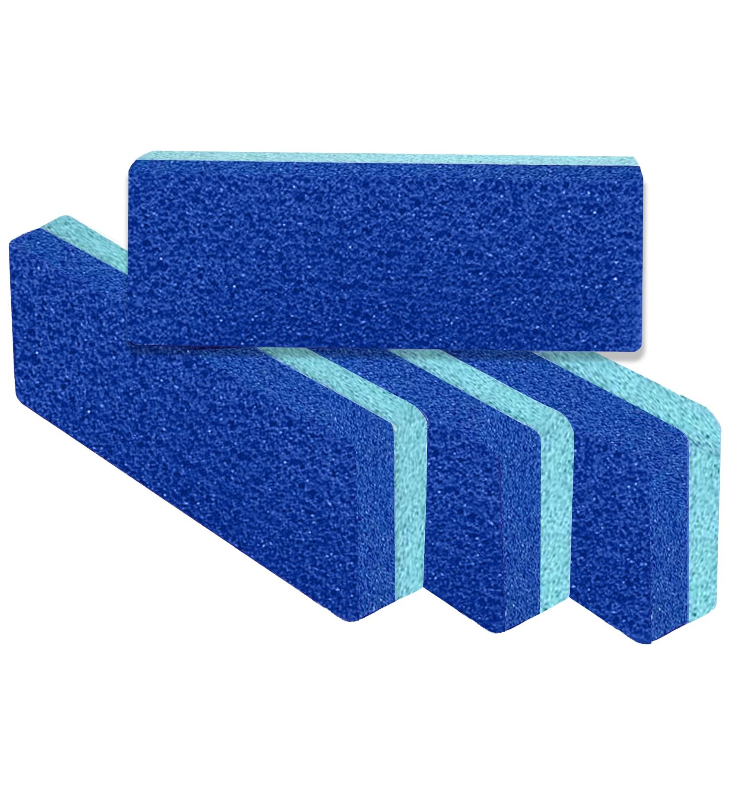 Love Natural Pumice Stone for Feet - 2-in-1 Exfoliating Scrubber for Dead Skin & Callus Removal - Professional Foot Care Rock (Blue - Buy Online on GoSupps.com