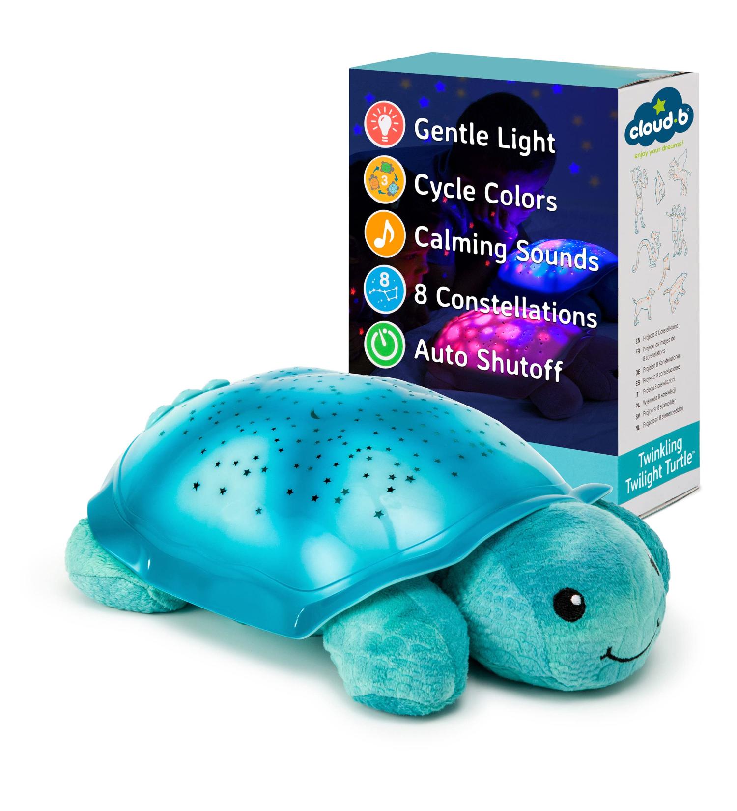 Cloud B Twinkling Twilight Turtle Aqua - Black | CB7323-T2P - Buy Online on GoSupps.com