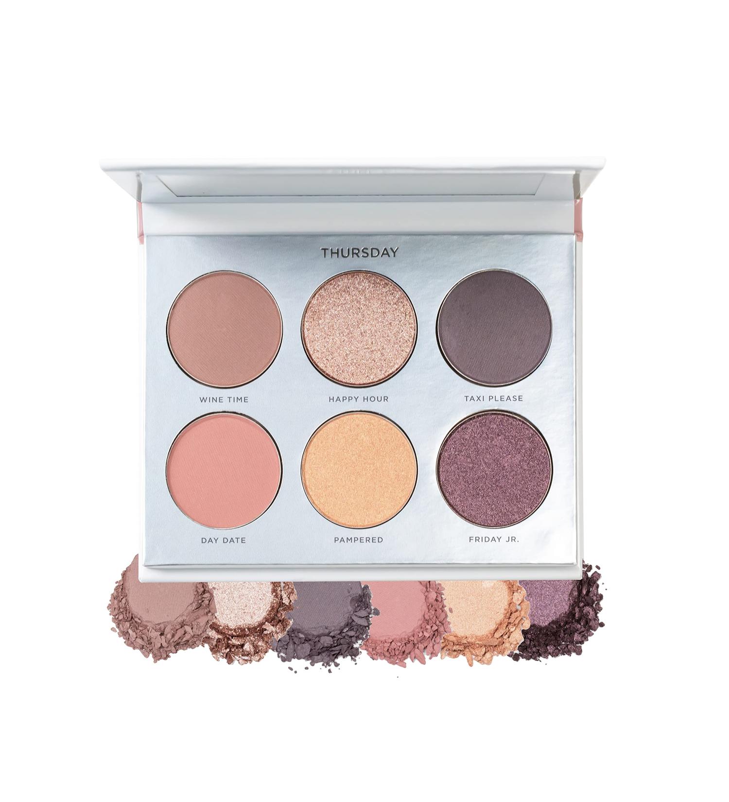 R MINERALS On Point Eyeshadow Palette - Thursday (Mauves) 0.23 oz - Matte, Shimmer & Metallic Shades - Skincare-Infused Formula - Buy Online on GoSupps.com