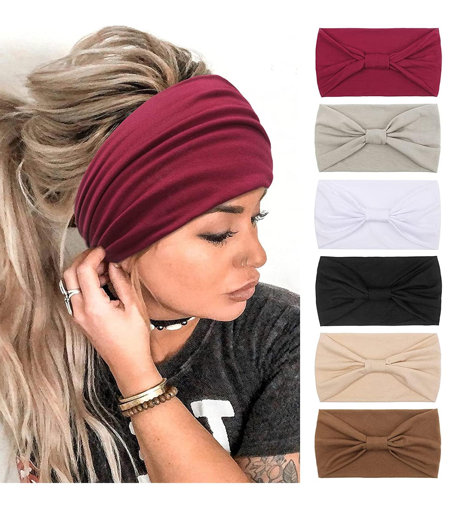 Boho Wide Knotted Headbands for Women | Tobeffect African Turbans & Head Wraps - Buy Online on GoSupps.com