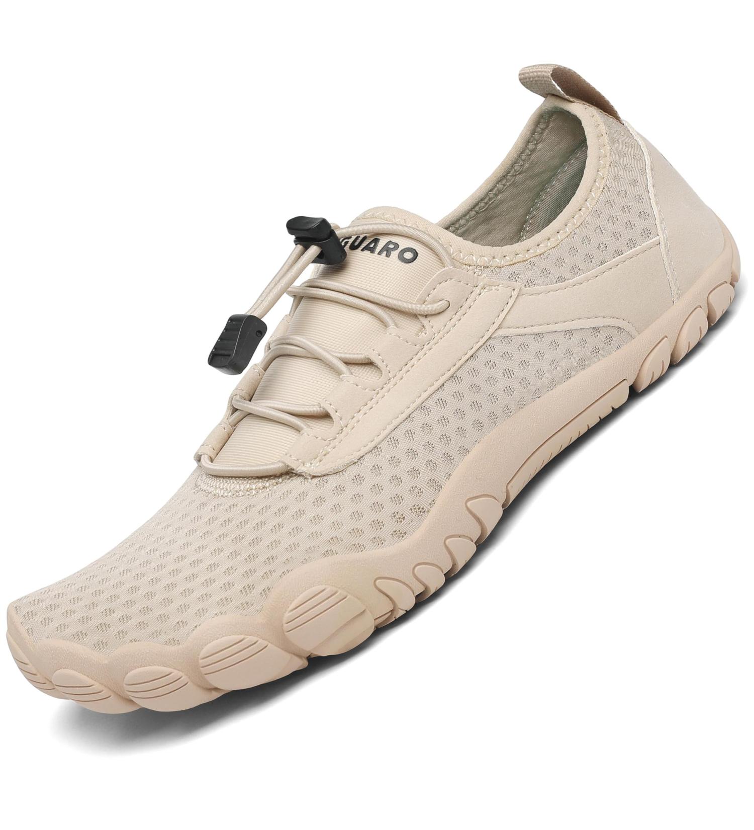 SAGUARO Unisex Adult Bathing Shoes - Breathable Thick Sole (Size 36-46 40 EU Khaki) | Perfect for Beach & Pool | International Shipping - Buy Online on GoSupps.com