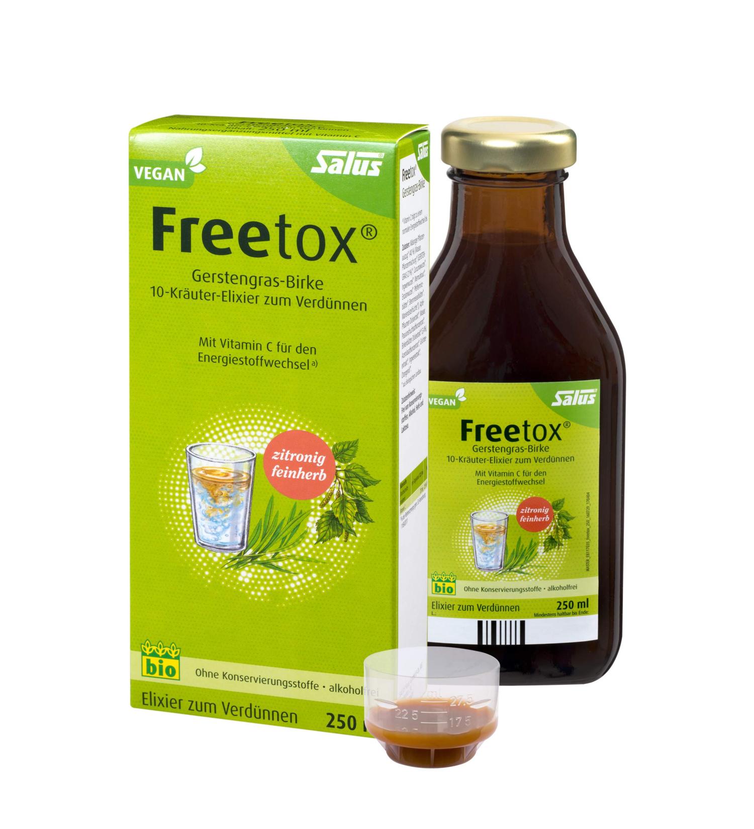 Salus Freetox Elixier pour herbe aromatique 250 ml - Buy Online on GoSupps.com