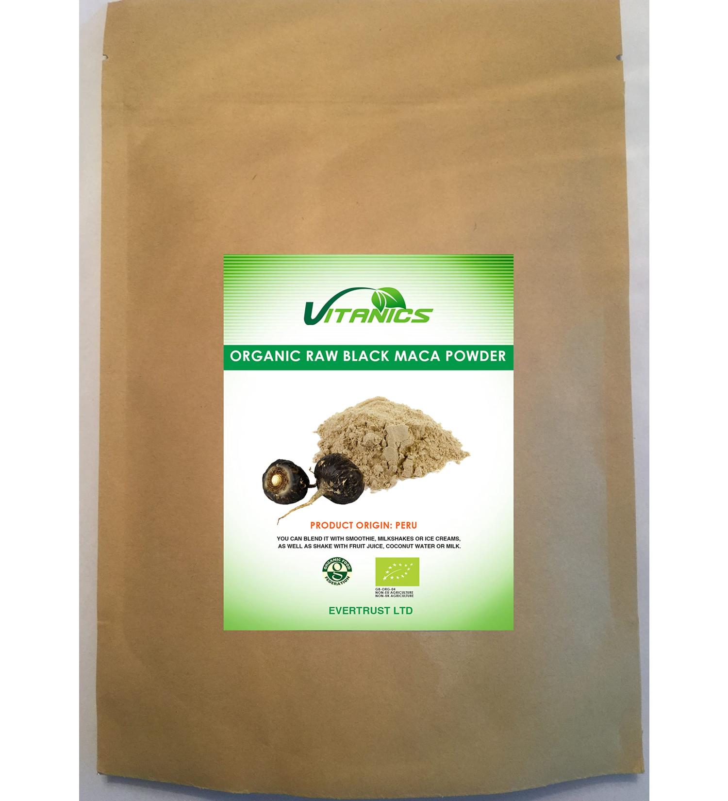 Vitanics Organic Black Maca Powder (300g)