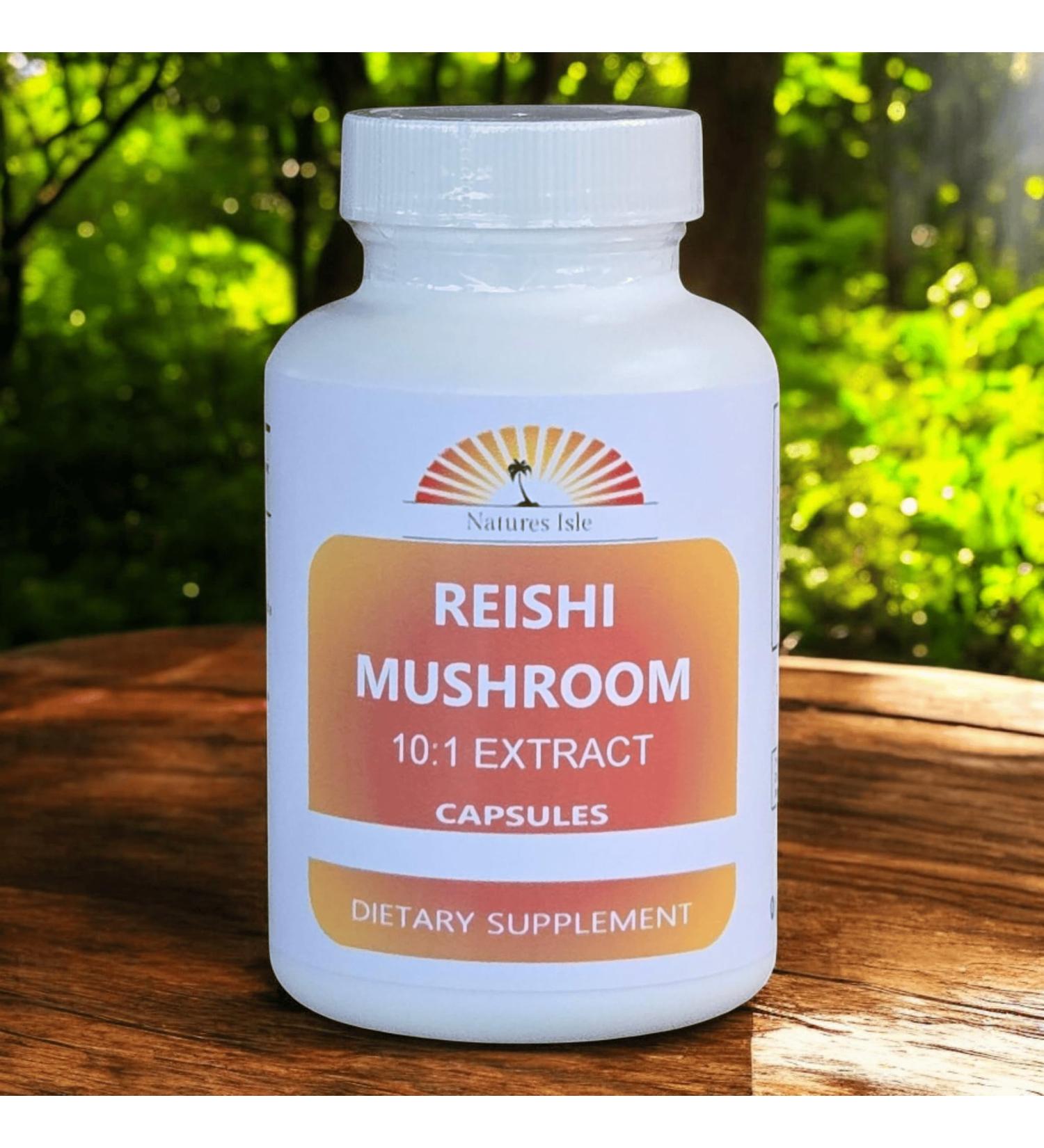 Reishi Mushroom Extract 10:1 Capsules - 120 120 Pieces