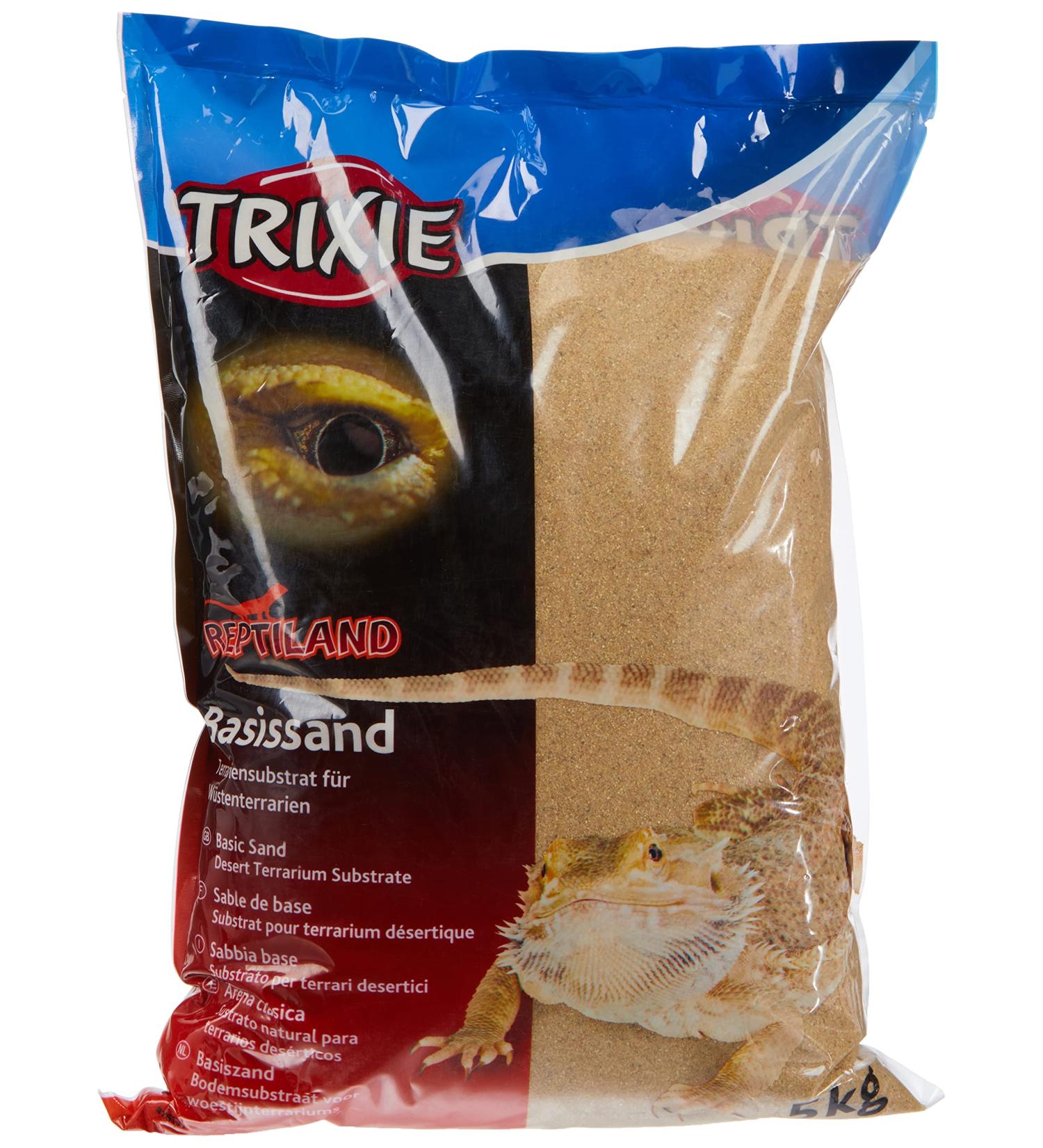 Trixie 76131 Basic Sand for Desert Terrariums - 5 kg Yellow | Ideal Substrate for Reptiles - International Shipping Available - Buy Online on GoSupps.com