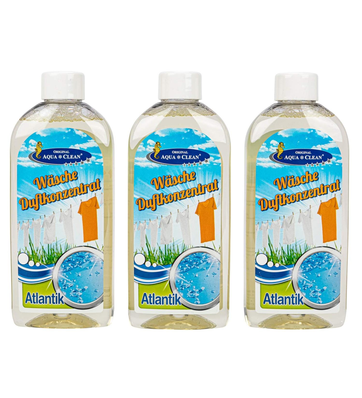 AQUA CLEAN laundry fragrance concentrate 3x250ml (Atlantic) Atlantic 250 ml (pack of 3)