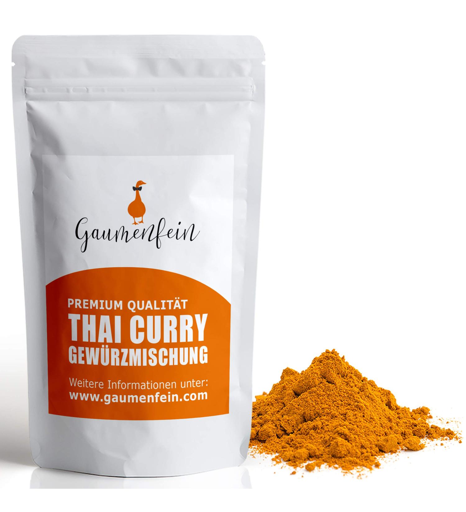 GAUMENFEIN Red Thai Curry Powder - Hot Spice Mix - 100g Natural Premium Quality for International Shipping - Buy Online on GoSupps.com
