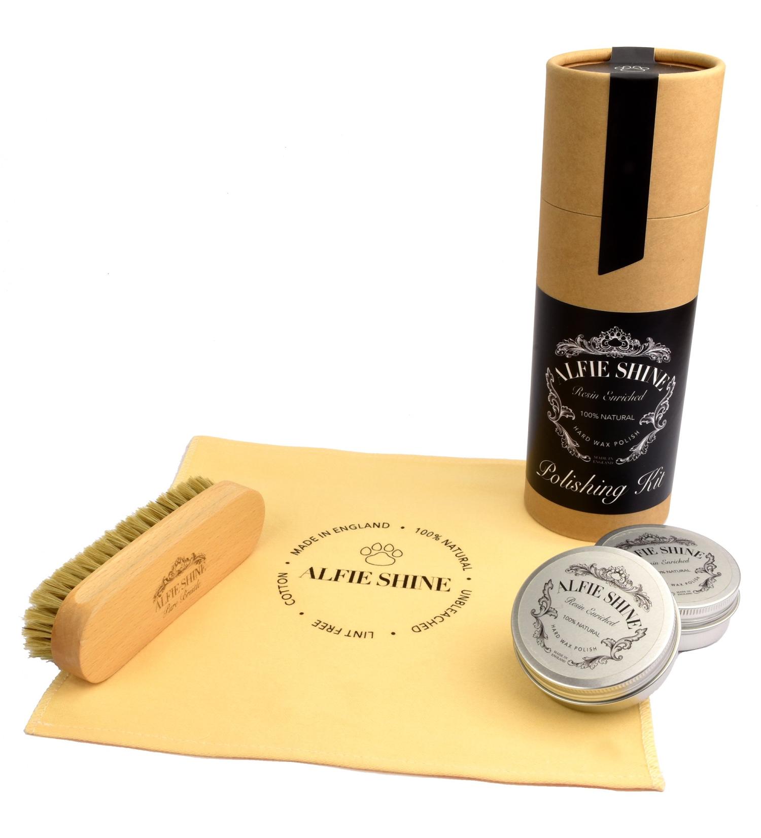 Natural Hard Wax Polishing Kit for Wood Metal & Leather - Eco-Friendly Finish & Shine - Buy Online on GoSupps.com